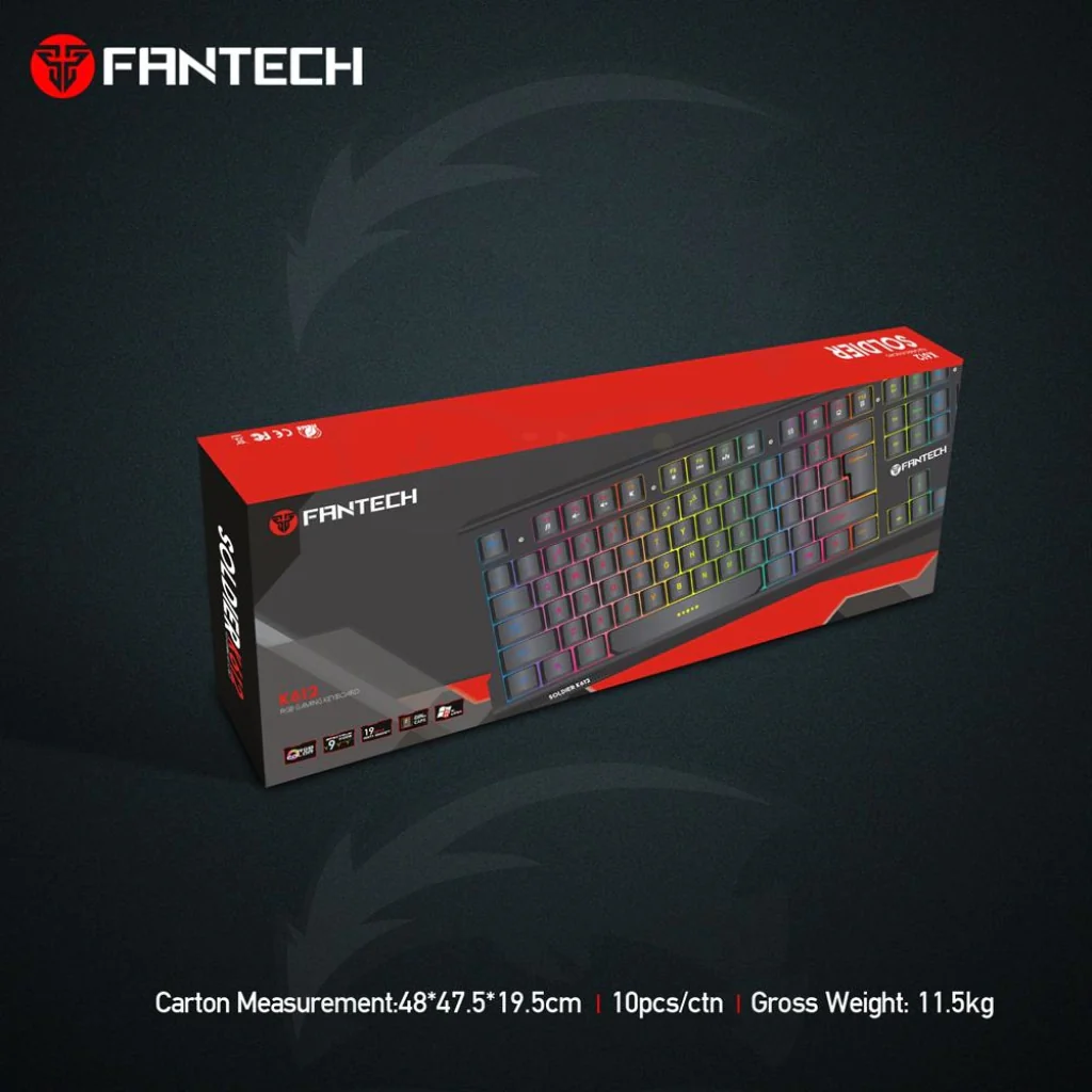 FANTECH K612 Soldier RGB Gaming Keyboard - Image 8