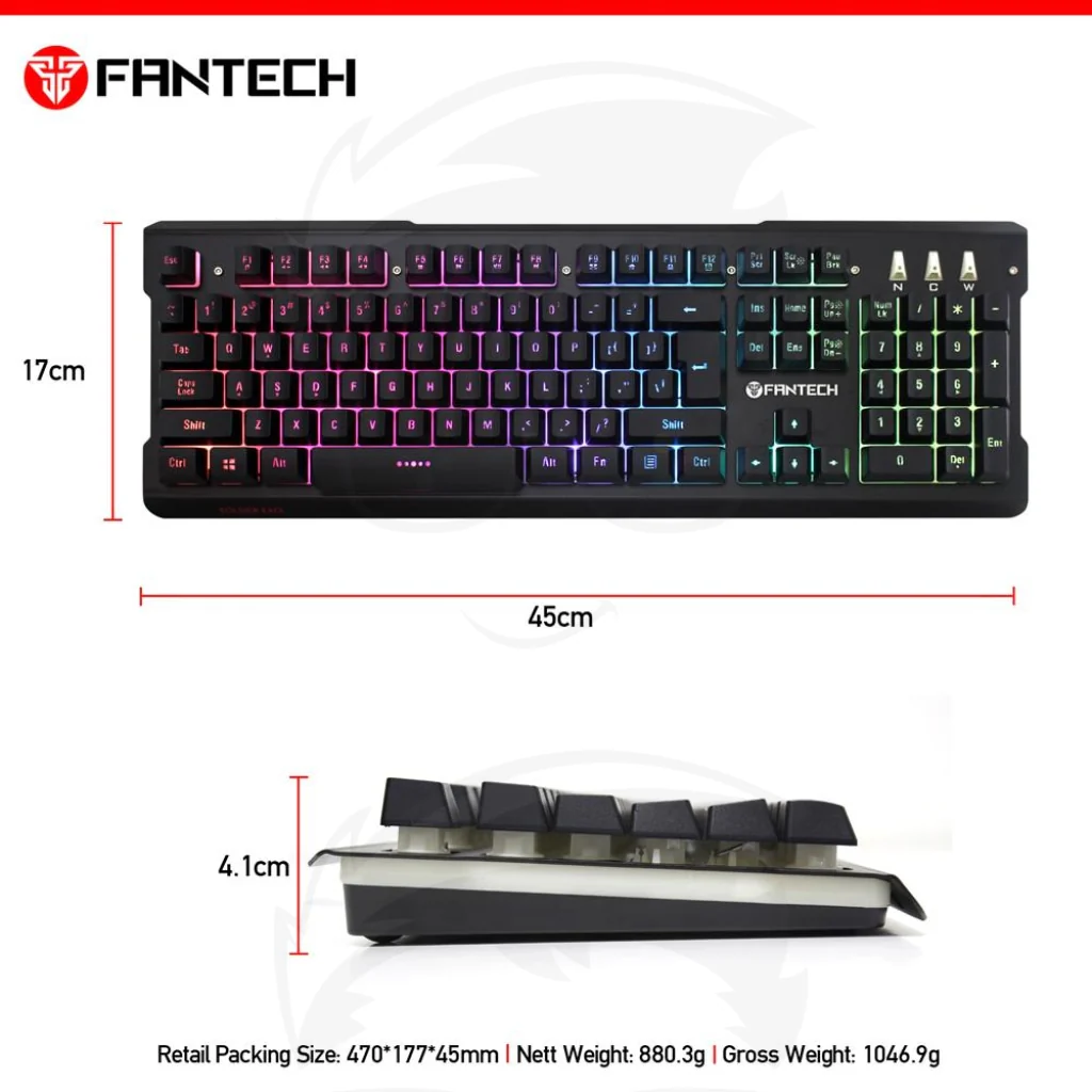 FANTECH K612 Soldier RGB Gaming Keyboard - Image 9