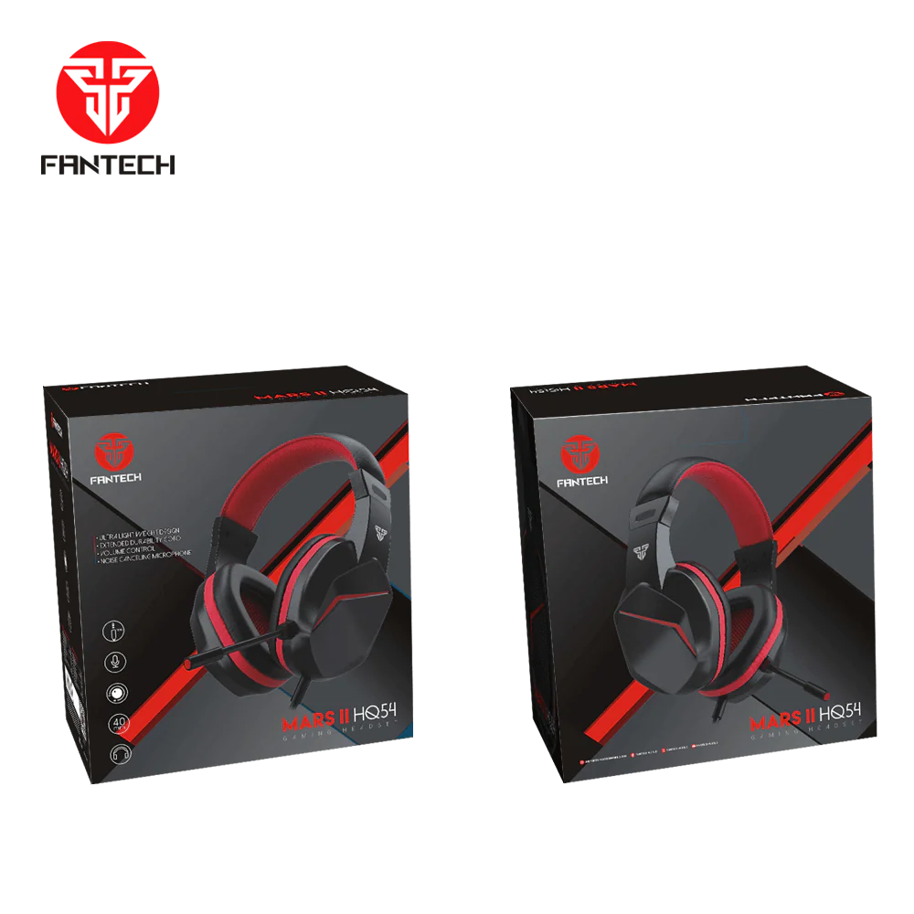 Fantech Mars 2 HQ54 Wired Gaming Headset - Black - Image 4