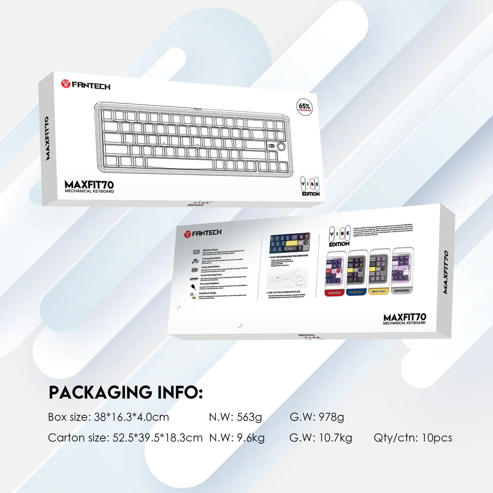 Fantech Maxfit70 LONDON TOUR Vibe Edition Mechanical Gaming Keyboard - Image 4