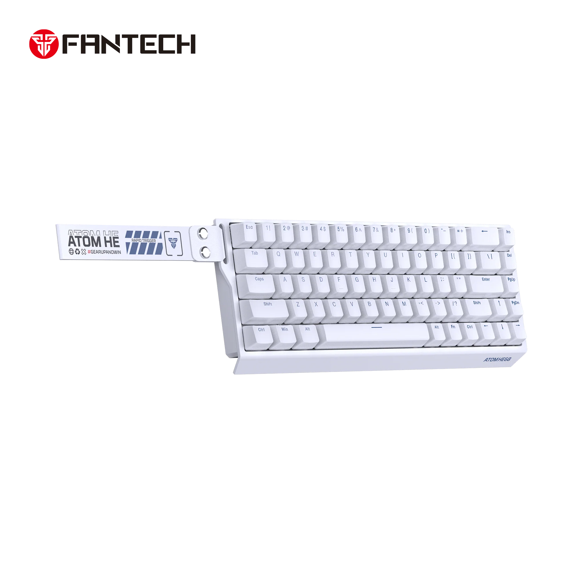 FANTECH MK811 ATOM HE68 MAGNATIC EMERALD WHITE GAMING KEYBOARD