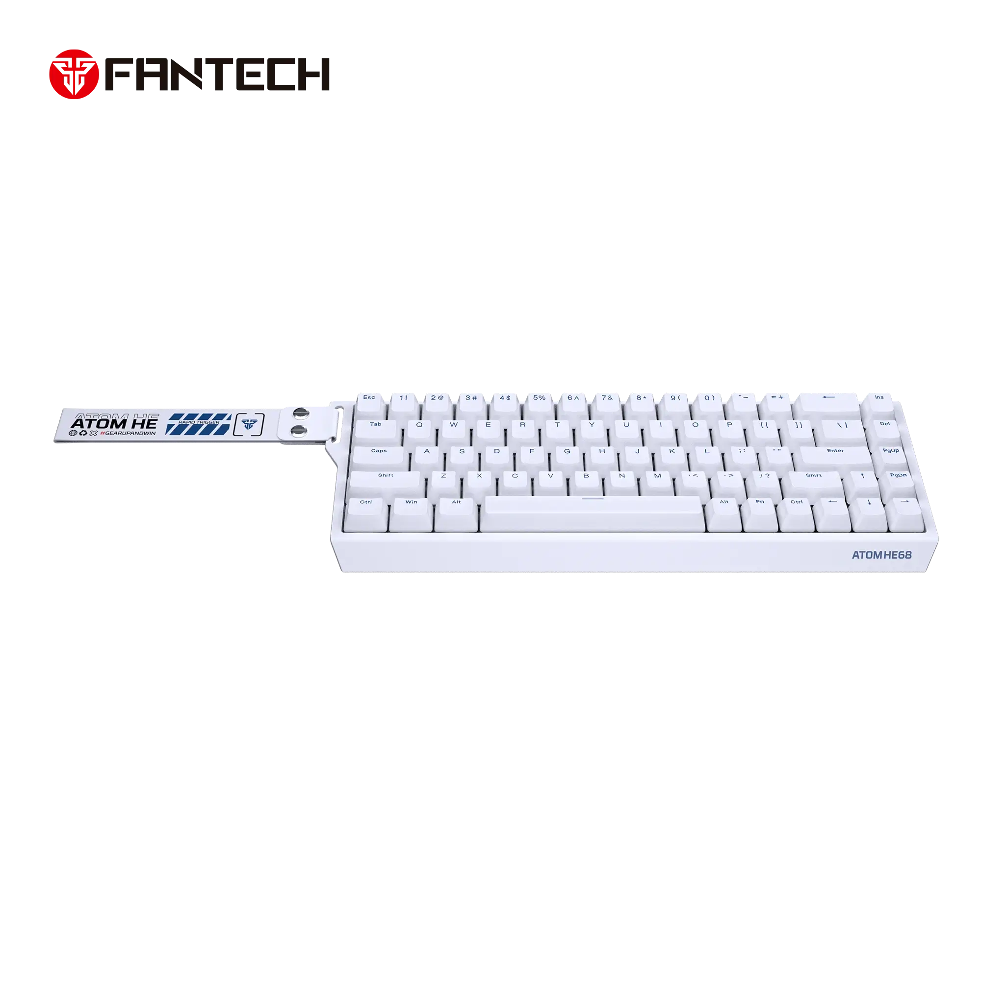 FANTECH MK811 ATOM HE68 MAGNATIC EMERALD WHITE GAMING KEYBOARD - Image 4