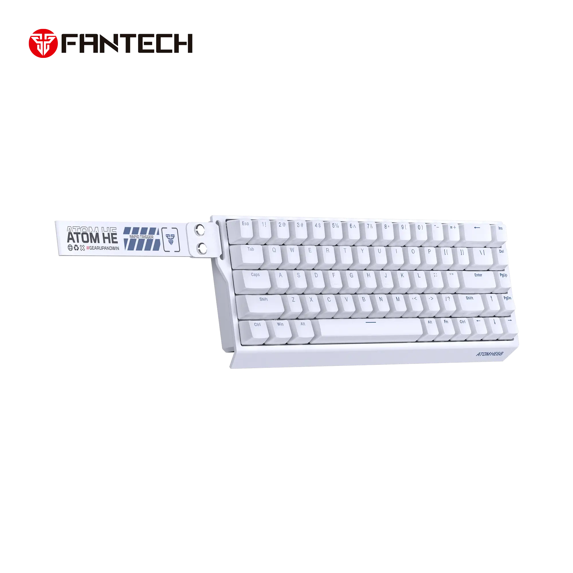 FANTECH MK811 ATOM HE68 MAGNATIC EMERALD WHITE GAMING KEYBOARD - Image 5