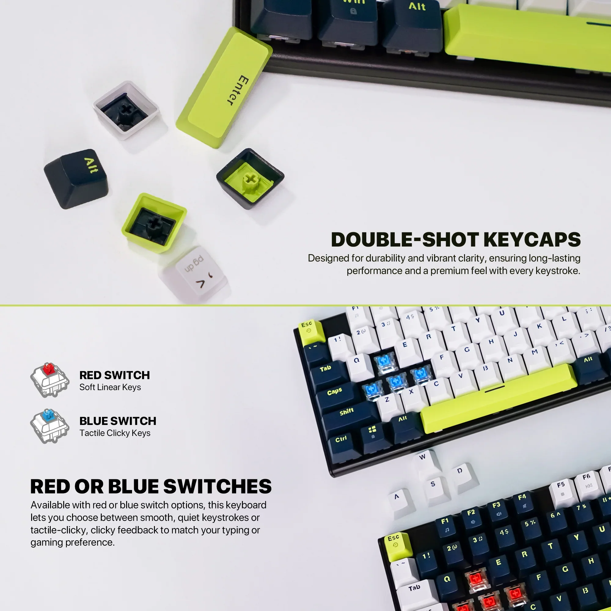 Fantech  MK877S ATOM87S Mechanical Gaming Keyboard MORI Edition - Black - Image 6