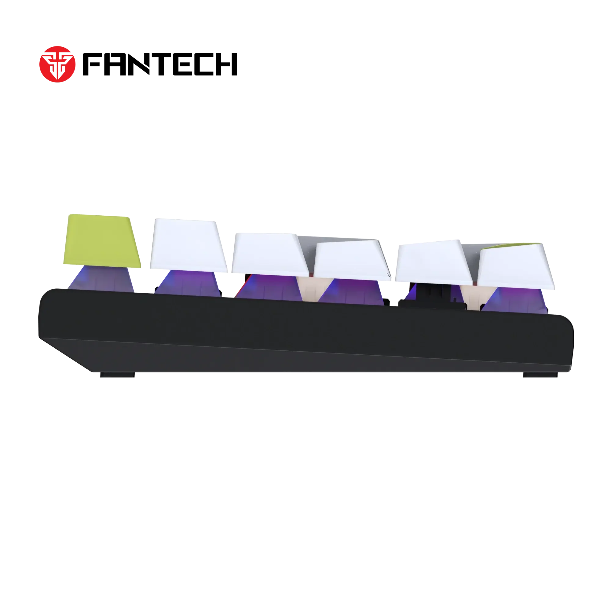 Fantech MK878S ATOM104S Mechanical Gaming Keyboard Mori Edition - White - Image 3