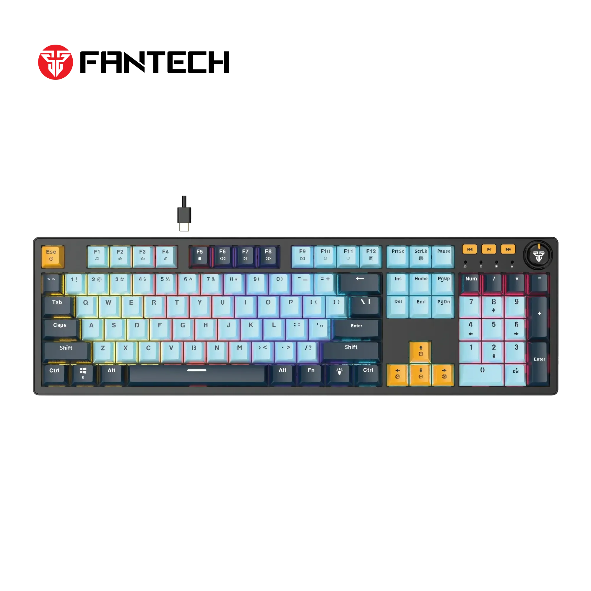 Fantech MK893s ATOM107s Mechanical Gaming Keyboard