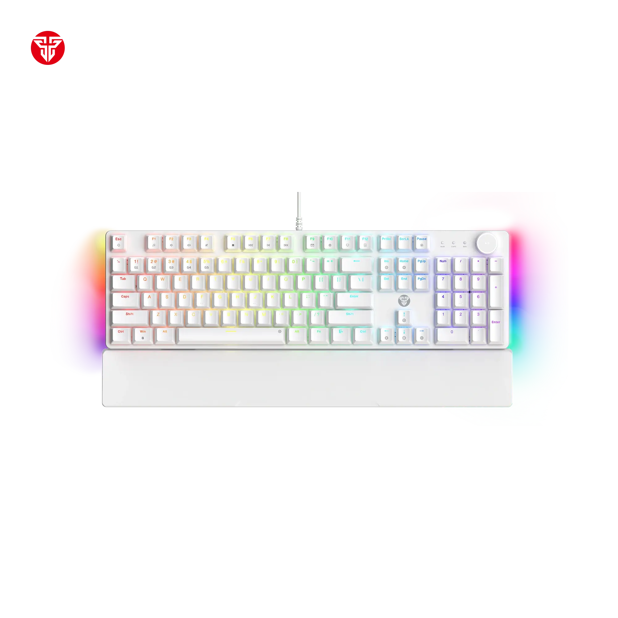 FANTECH MK894 MAX POWER II MECHANICAL GAMING KEYBOARD WHITE