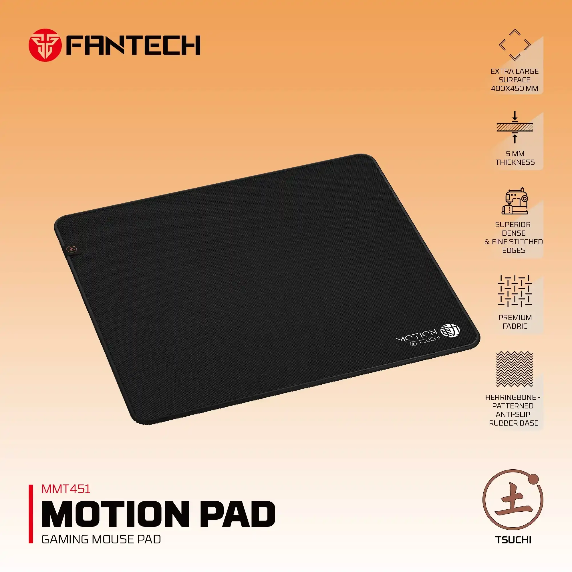 Fantech MMT451 Desk Mat Earth Tsuchi Motion - Image 3