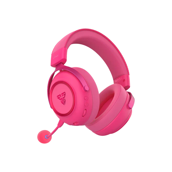 FANTECH ORBITA WHG07 WIRELESS TRI MODE PINK GAMING HEADSET - Image 2