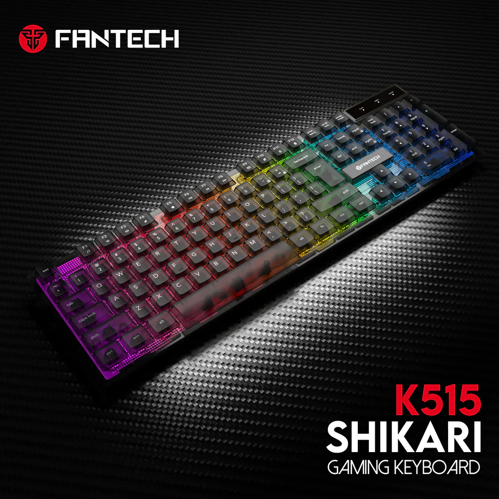 Fantech Shikari K515 RGB Membrane Gaming Keyboard - Image 3