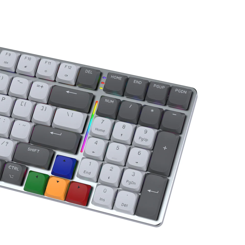 Fantech SUPER MAXFIT AIR99 MK916 95% Low Profile Wireless Brown Switch Mechanical Keyboard - Image 3