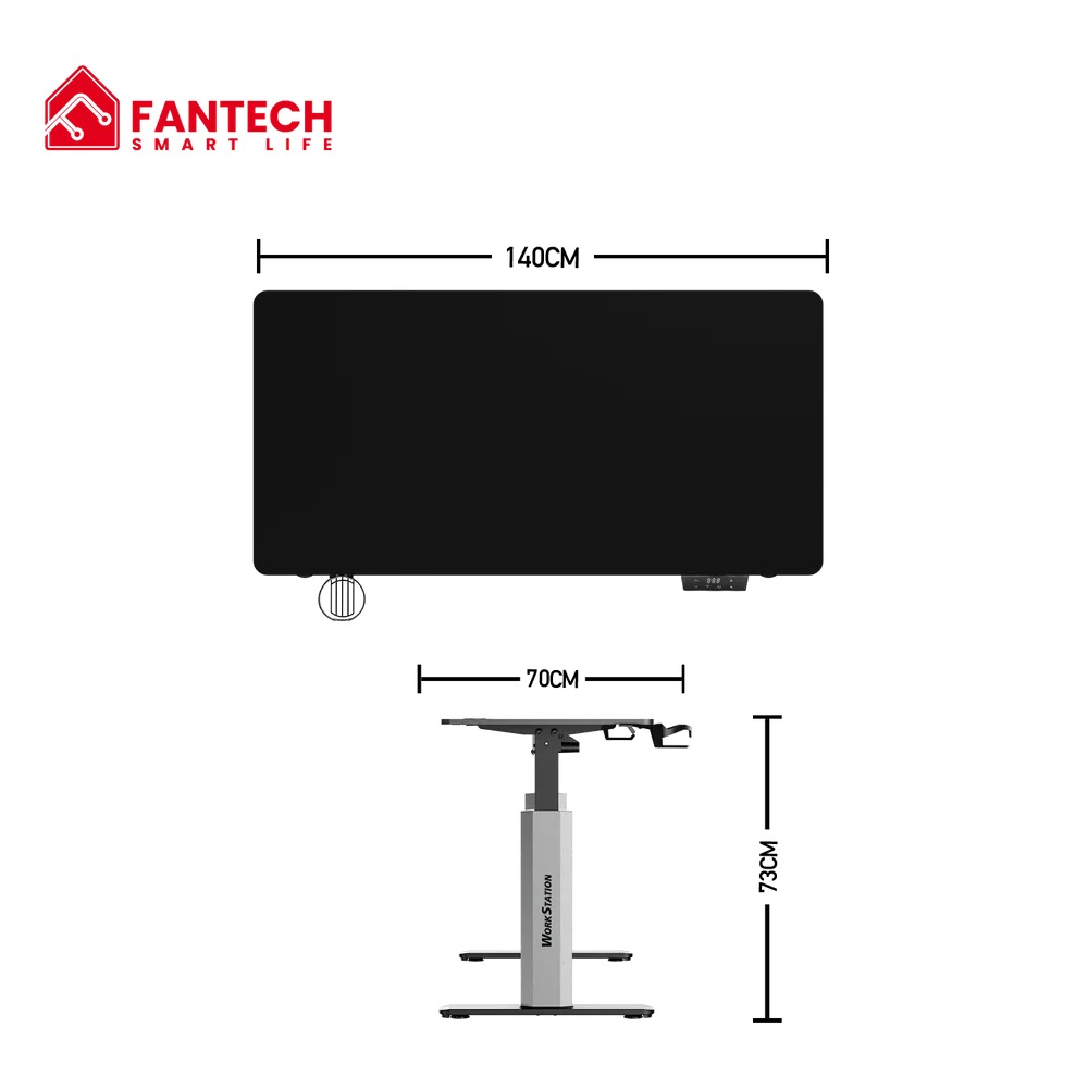 Fantech Table WS414 Work Adjustable Gaming Desk - Image 7