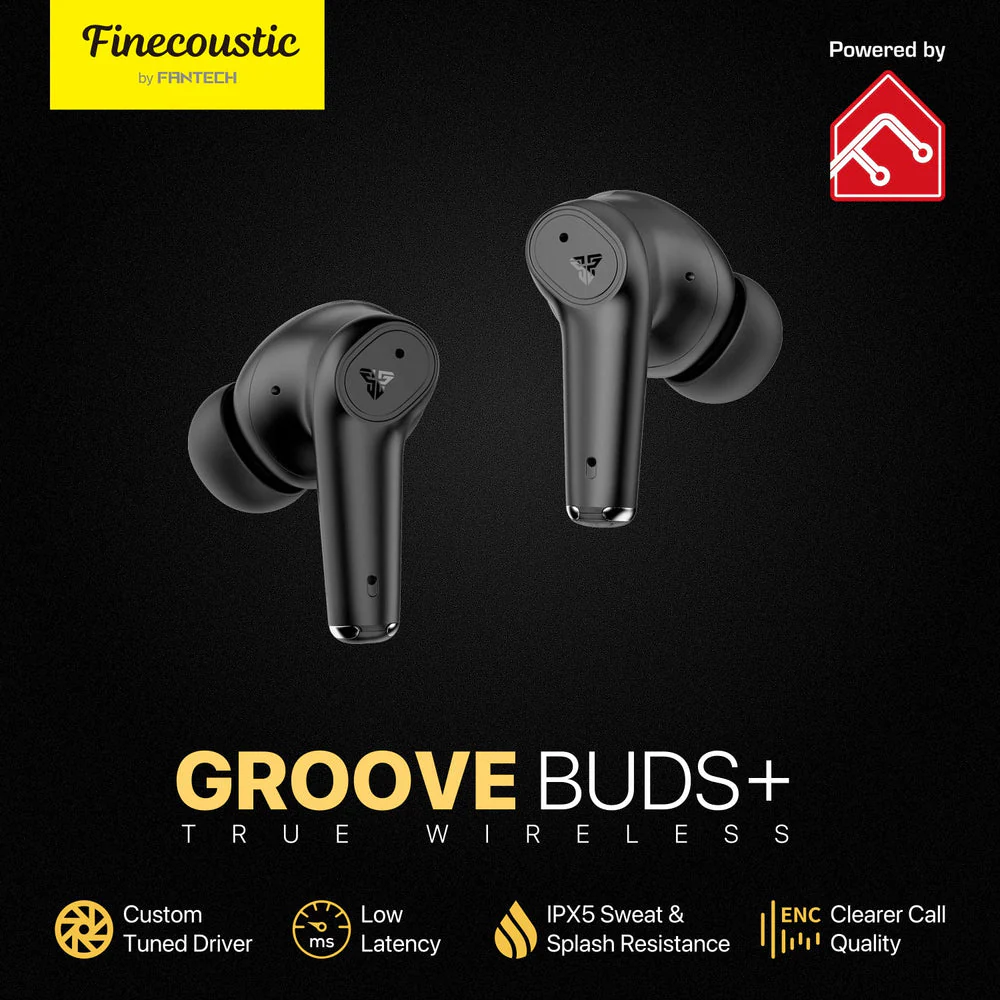Fantech TWS Bluetooth Wireless GROOVE BUDS+ Earbuds - Image 4