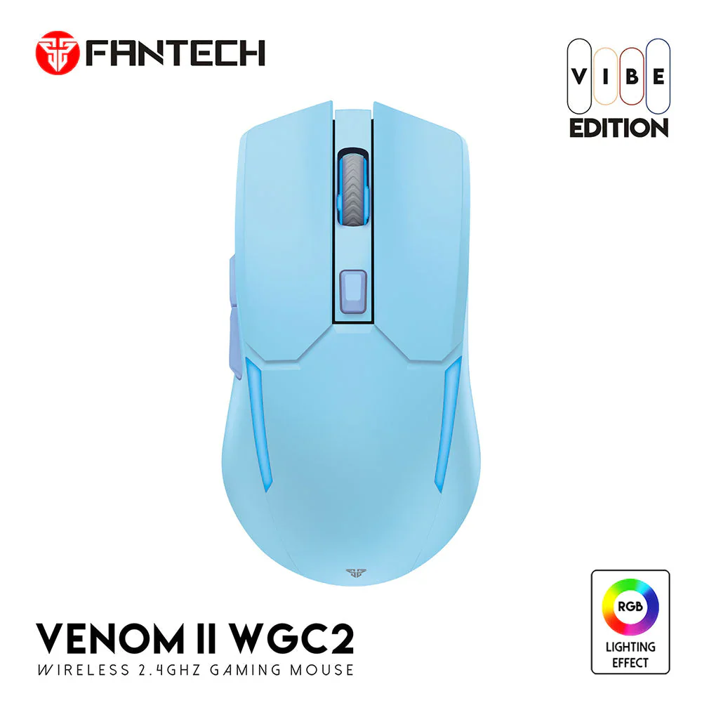 Fantech Venom II WGC2 Wireless 2.4Hz Gaming Mouse VIBE Edition - Image 4