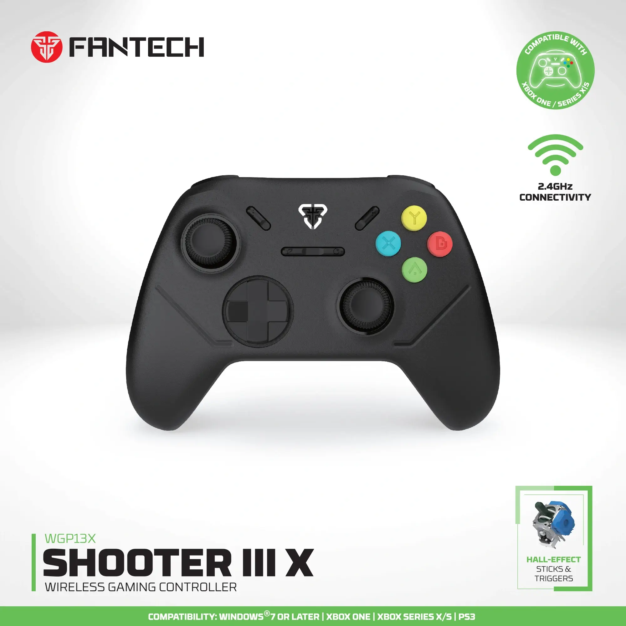 FANTECH WGP13X SHOOTER III X Wireless Gaming Controller Black - Image 2
