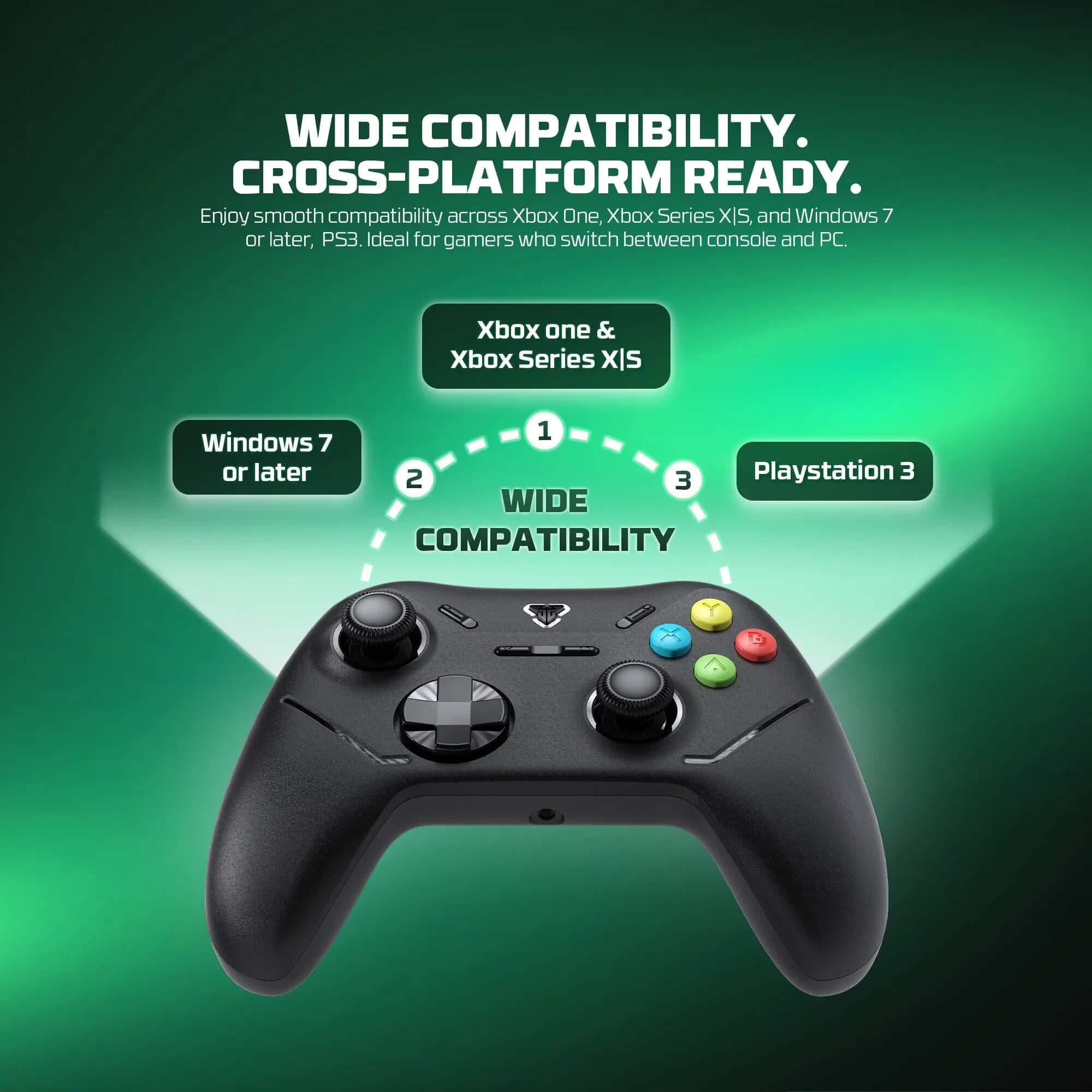 FANTECH WGP13X SHOOTER III X Wireless Gaming Controller Black - Image 4