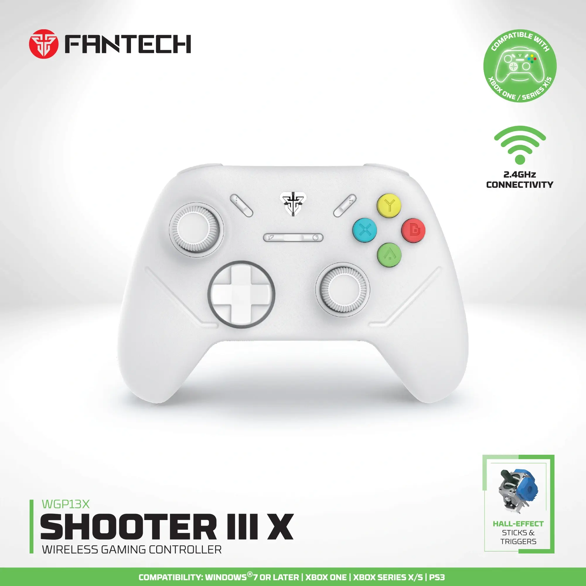 FANTECH WGP13X SHOOTER III X Wireless Gaming Controller White - Image 2