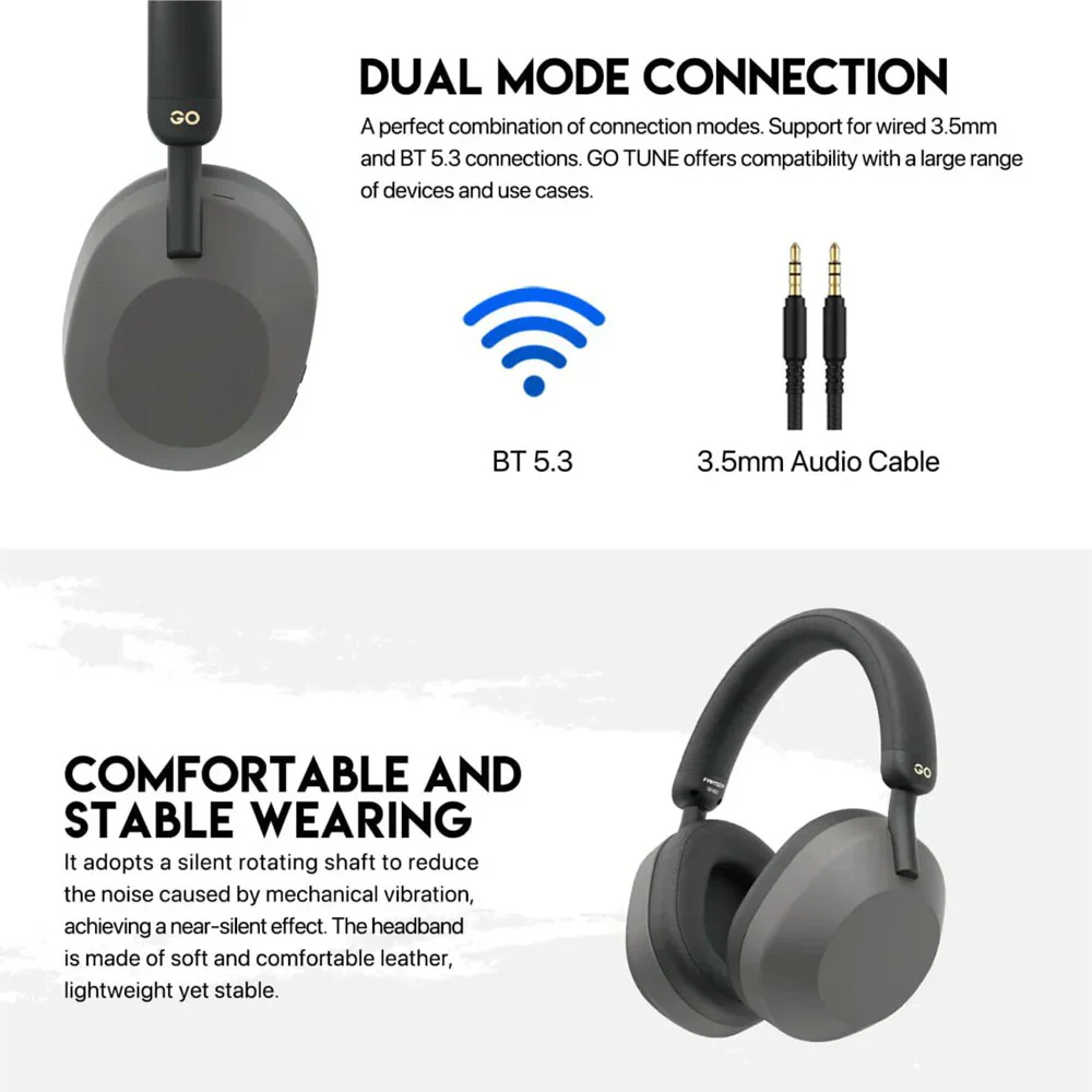 Fantech WH06 Go Tune Wired & Wireless Blutooth Headset - Image 4