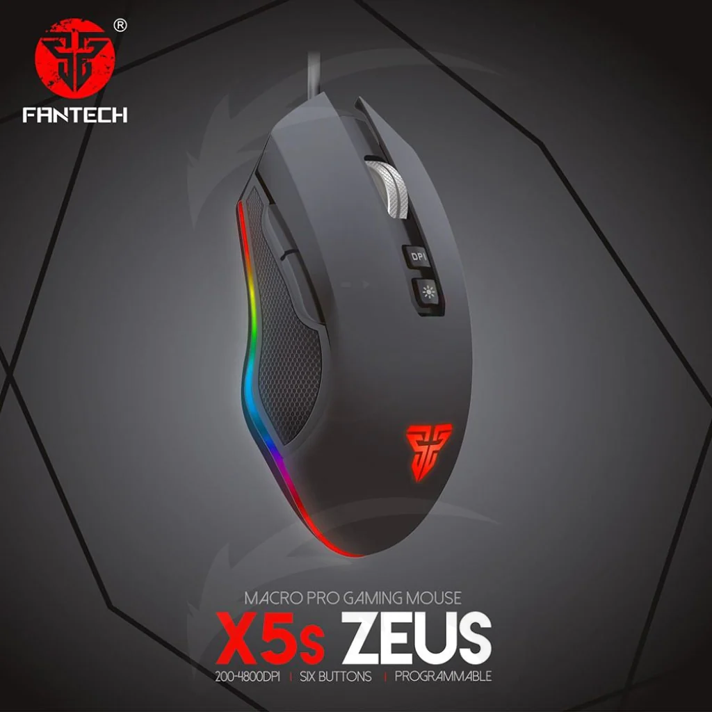 FANTECH X5s Zeus Macro Pro Gaming Mouse