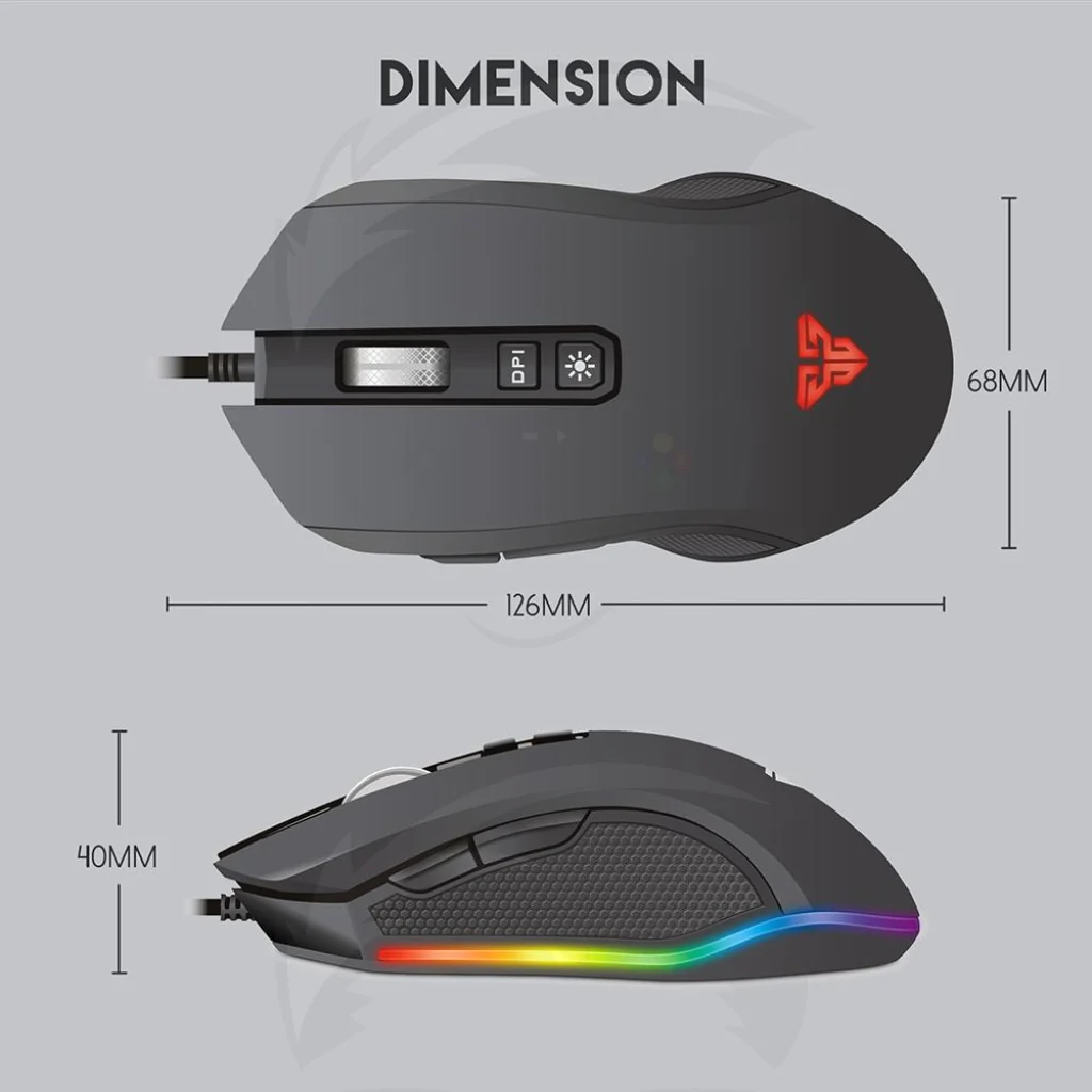 FANTECH X5s Zeus Macro Pro Gaming Mouse - Image 8
