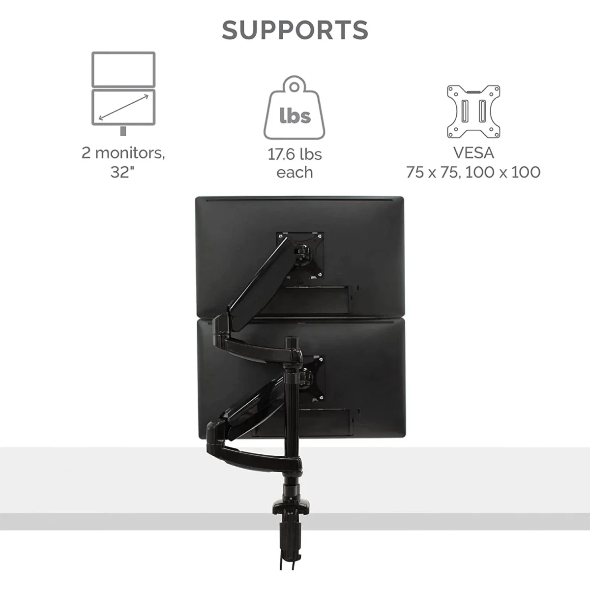 Fellowes Platinum Series Dual Stacking Monitor - Image 3