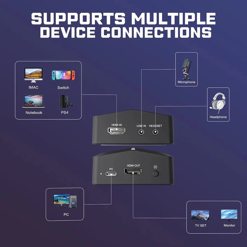 Fifine Ampligame V3 Capture Card Records 1080p/60 - Image 4