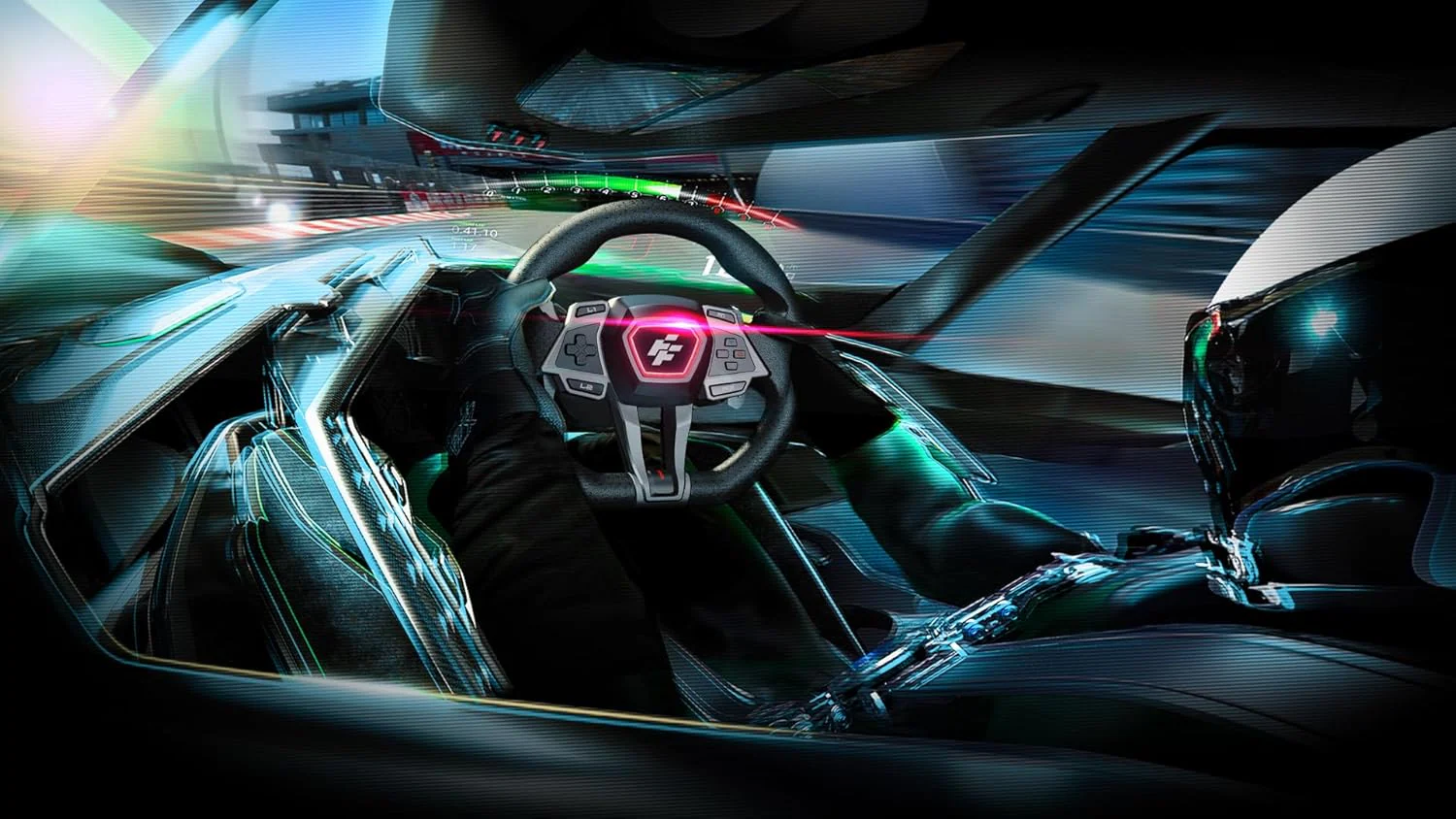 Flashfire F107 IMOLA Racing FORCE FEEDBACK Wheel, Pedals, Shifter, Hall-Effect Sensor, Vibration Feedback Function, Adjustable Rotation 270° and 900° - Image 5