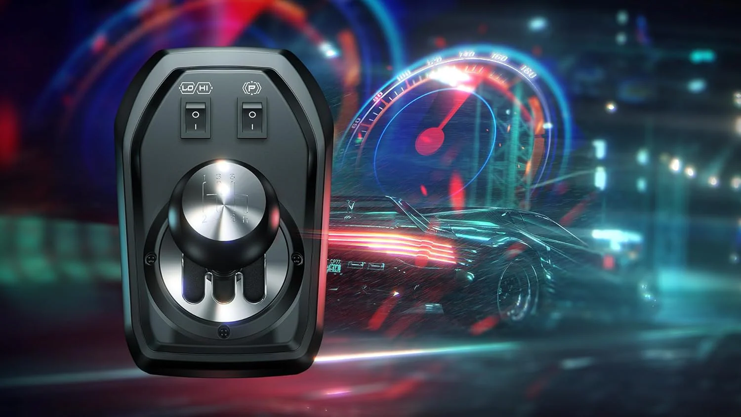 Flashfire F107 IMOLA Racing FORCE FEEDBACK Wheel, Pedals, Shifter, Hall-Effect Sensor, Vibration Feedback Function, Adjustable Rotation 270° and 900° - Image 8