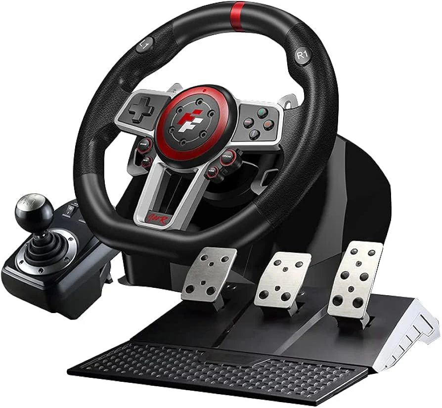 FlashFire SUZUKA 900R Racing Wheel Set with Clutch for PS3,PS4,Xbox,Switch