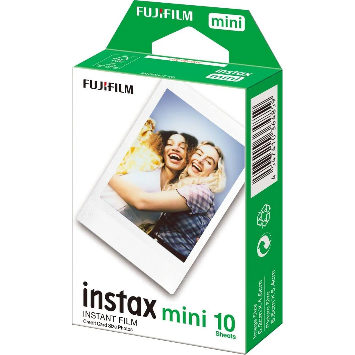 Fujifilm Instax Mini Instant Film Single Pack (White)- 10 Sheet - Image 3