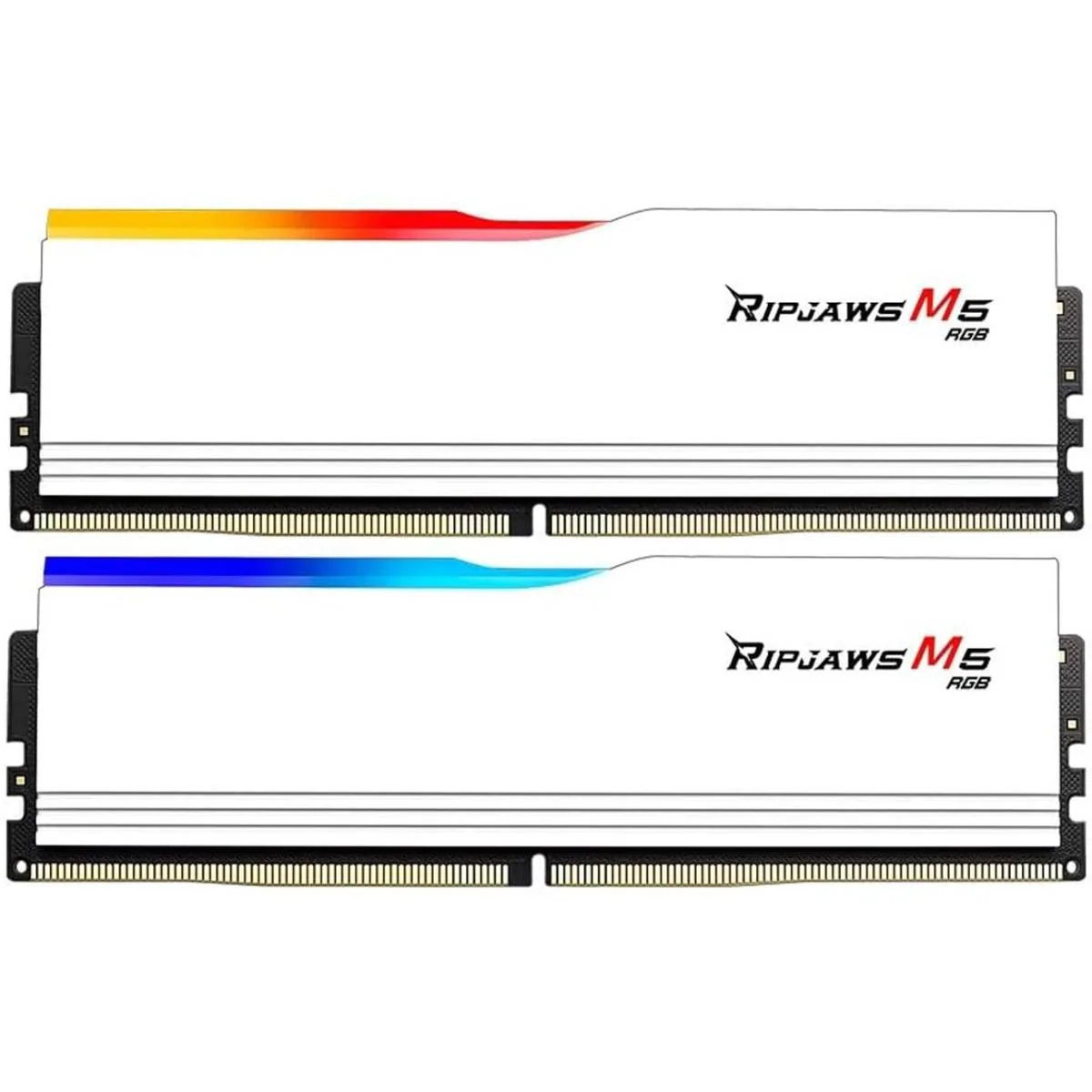 G.SKILL Ripjaws M5 RGB Series 32GB (2x16GB) DDR5 RAM 6000MT/s CL36 Memory Kit - White - Image 2