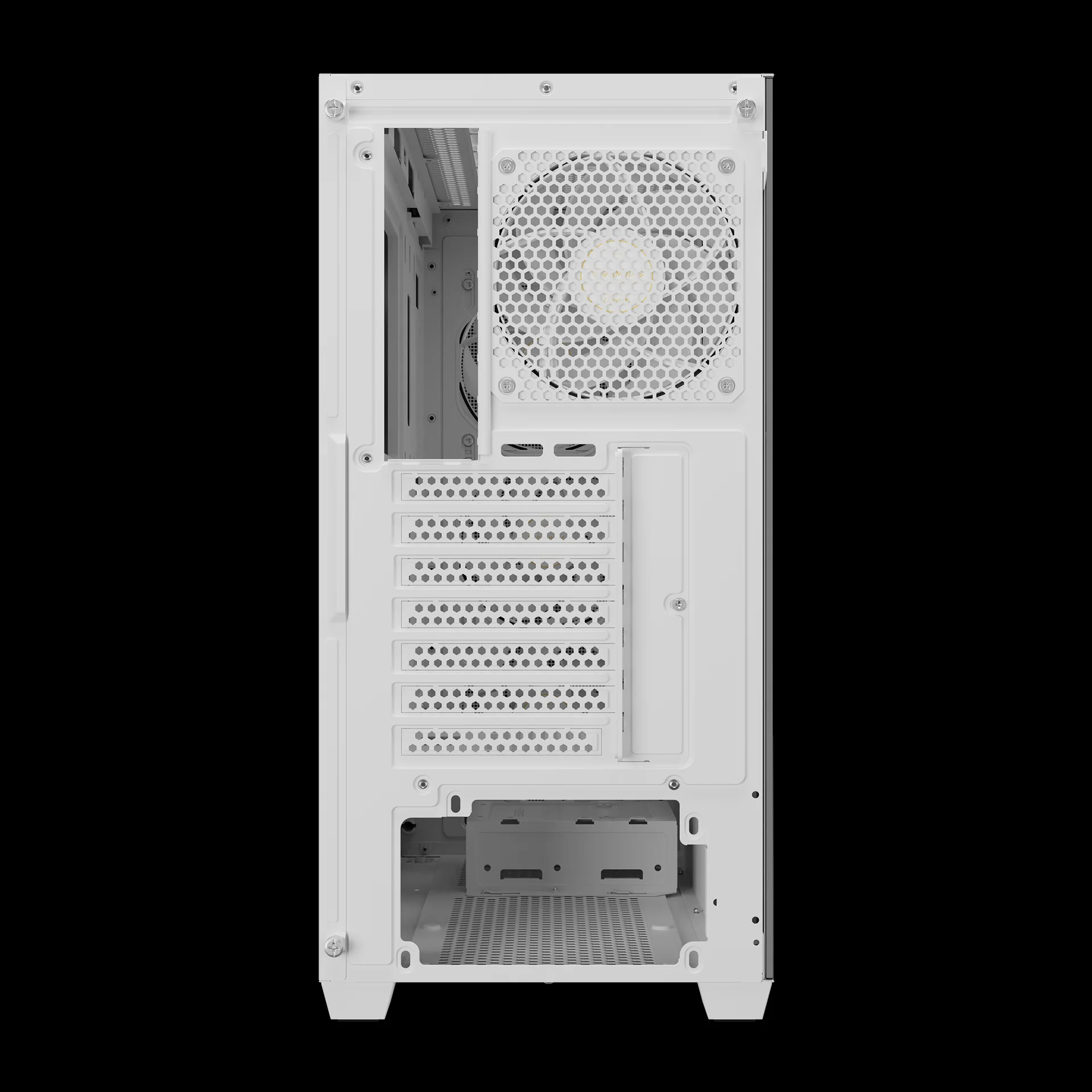 GAMDIAS ATHENA M3 ARGB Mid Tower Gaming Case - White - Image 3