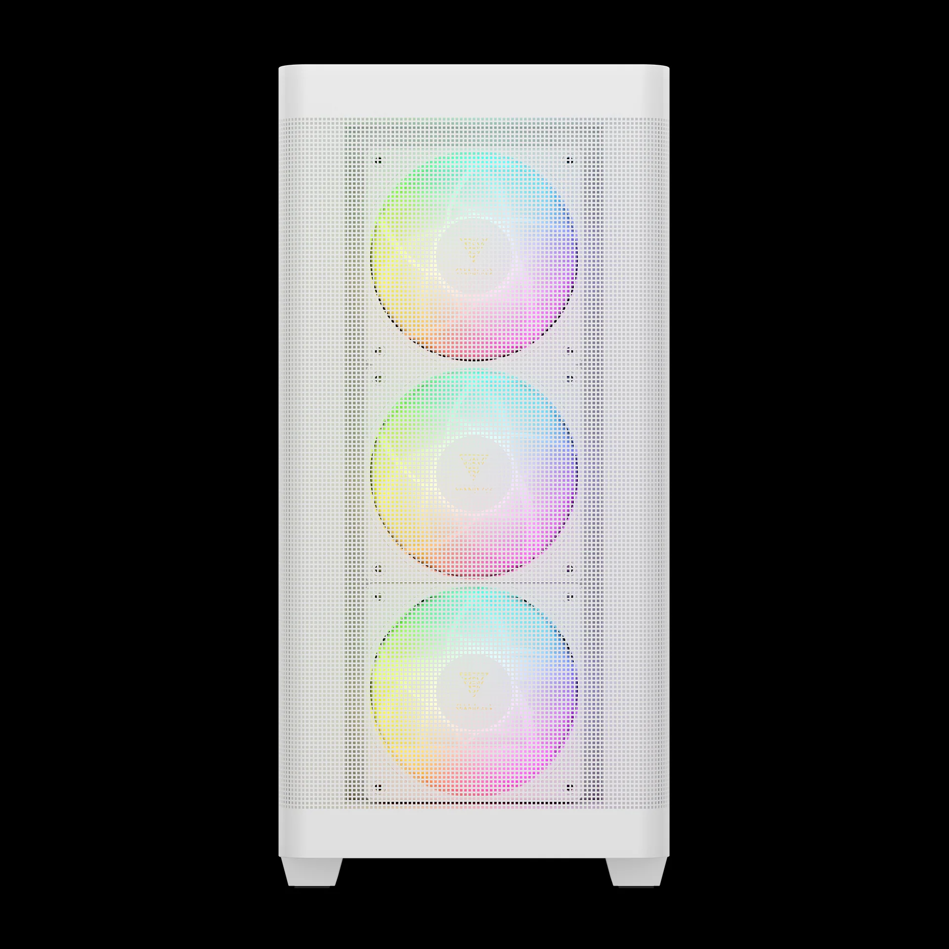 GAMDIAS ATHENA M3 ARGB Mid Tower Gaming Case - White - Image 6