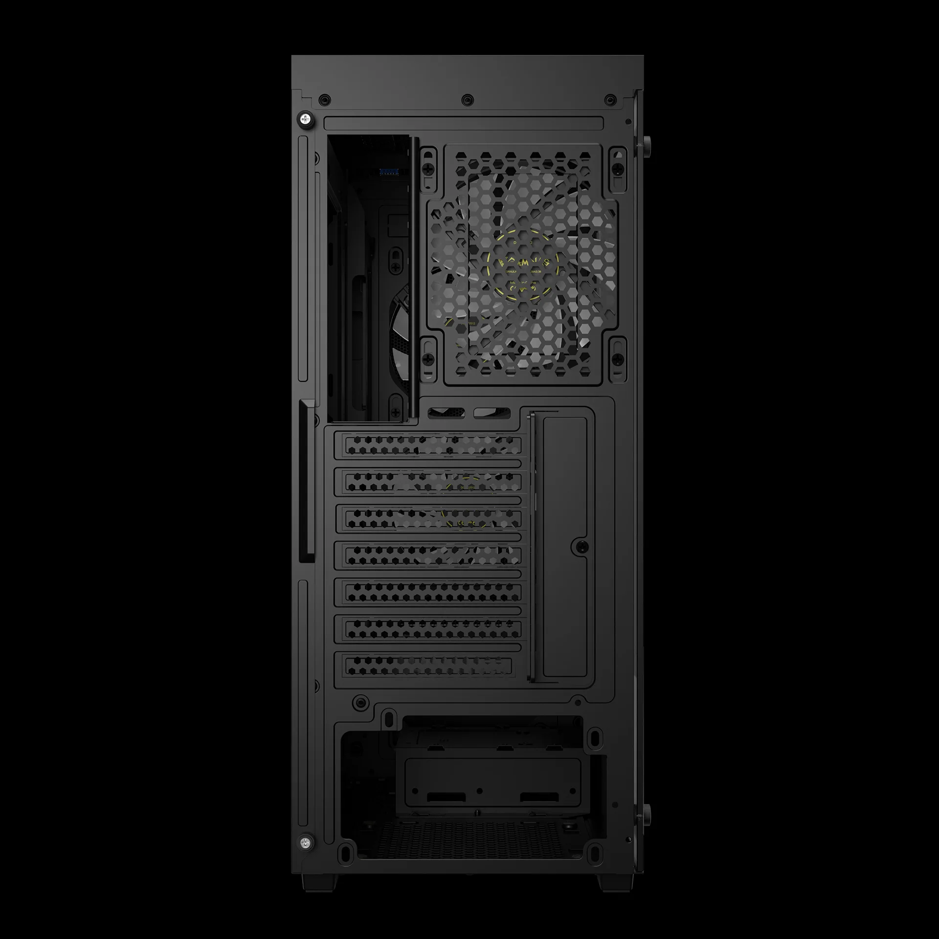GAMDIAS AURA GC5 ELITE ARGB Mid Tower Gaming Case - Black - Image 6