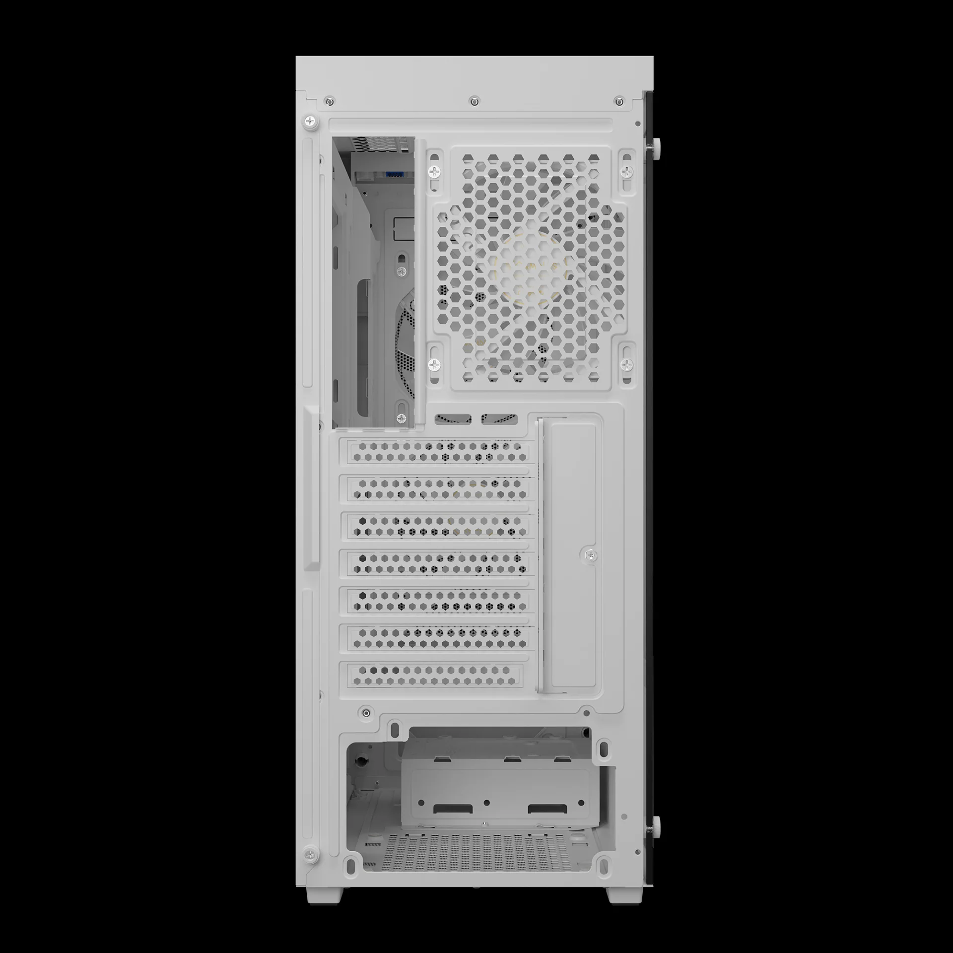 GAMDIAS AURA GC5 ELITE ARGB Mid Tower Gaming Case - White - Image 6