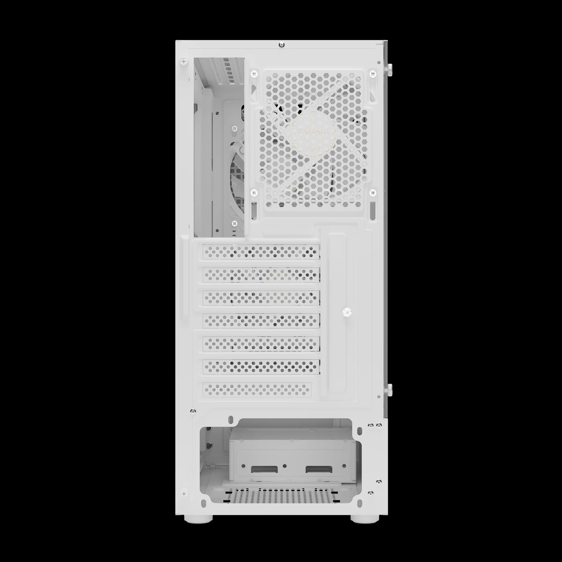 GAMDIAS AURA GC7 ARGB Mid Tower Gaming Case - White - Image 7