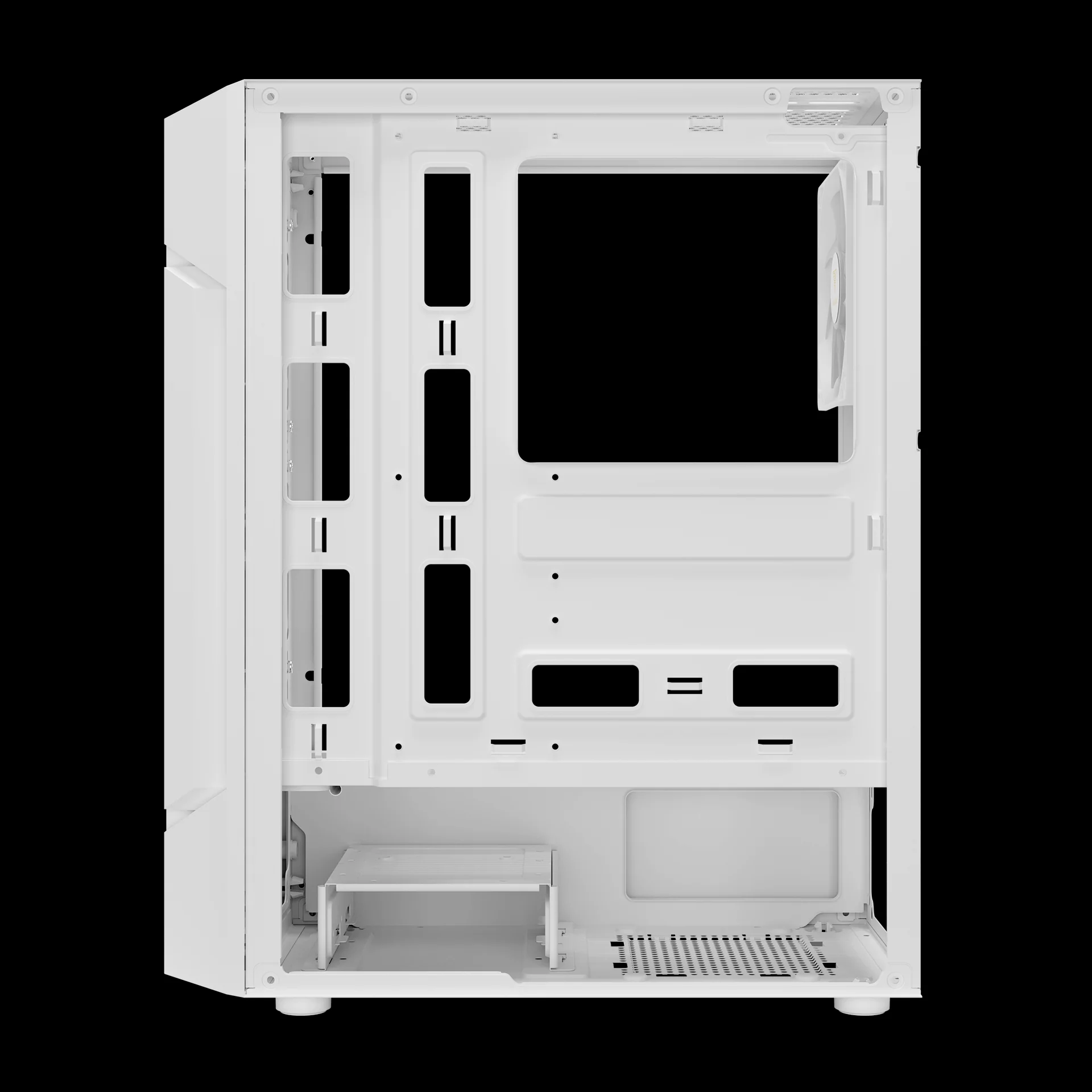 GAMDIAS AURA GC7 ARGB Mid Tower Gaming Case - White - Image 8