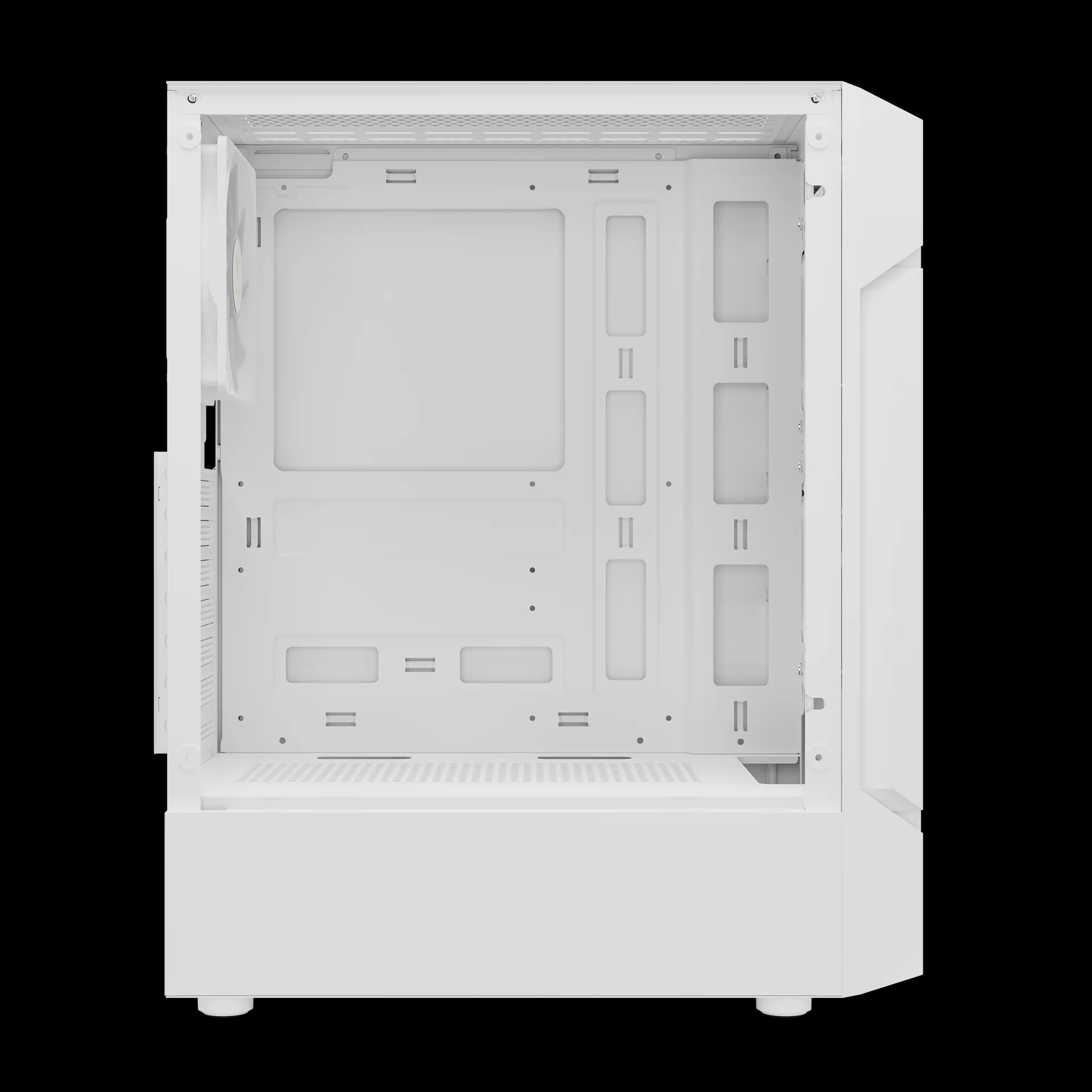 GAMDIAS AURA GC7 ARGB Mid Tower Gaming Case - White - Image 9
