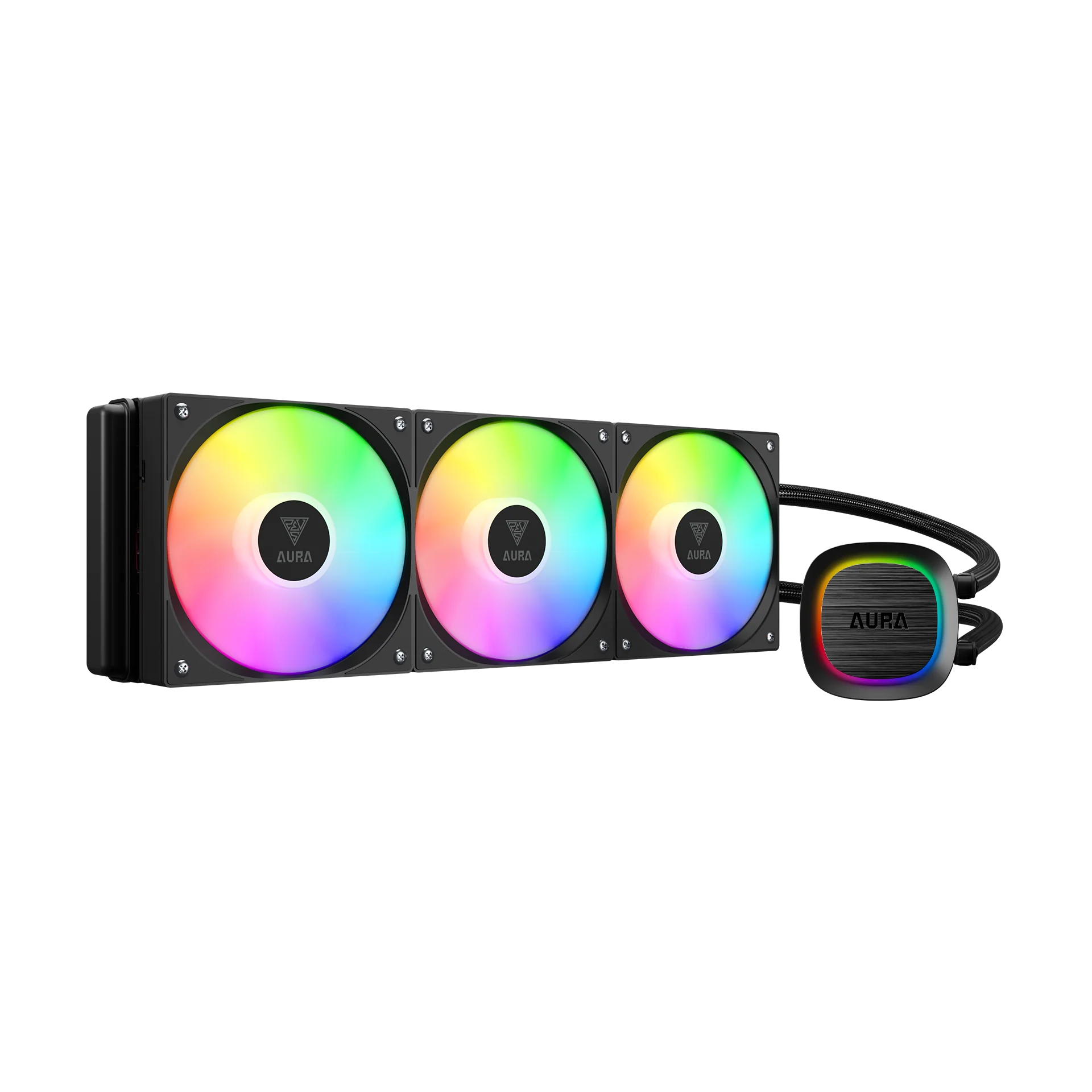 GAMDIAS AURA GL360 V2 ARGB Liquid Cooler - Black