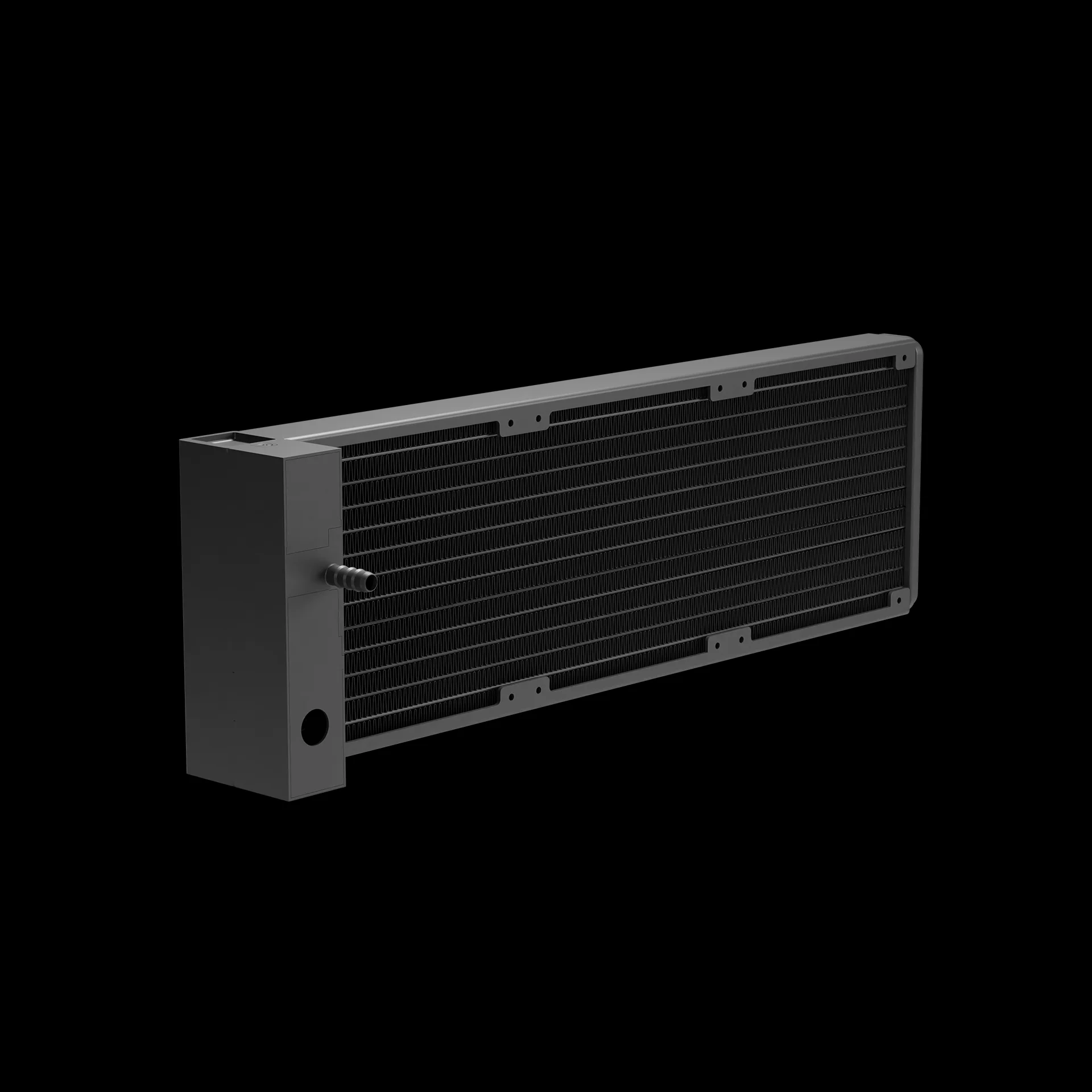 GAMDIAS CHIONE E4-360 AIO Digital Display Infinity Mirror Liquid Cooler - Black - Image 6