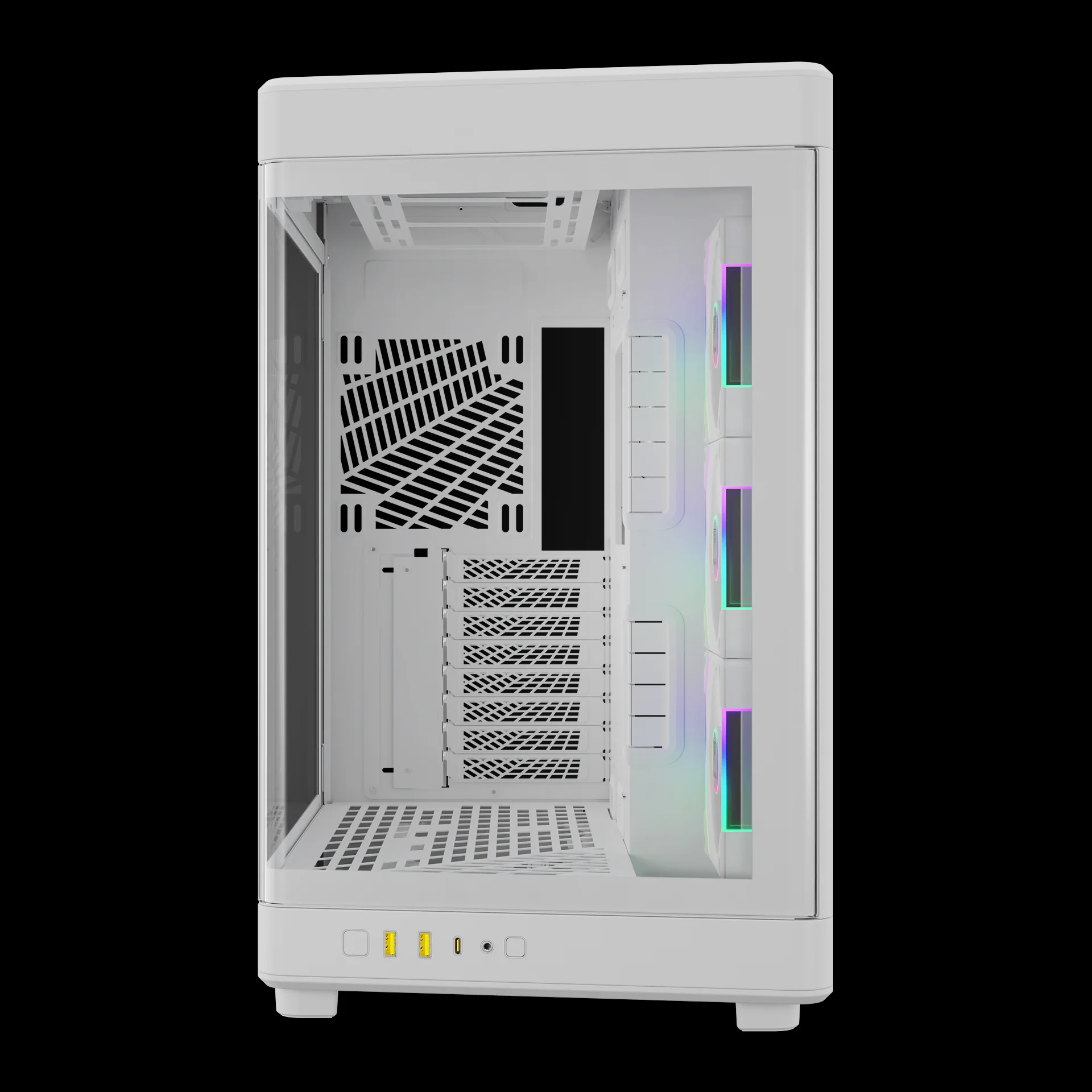 GAMDIAS NESO P1 PRO ARGB Full ARGB Gaming Case - White - Image 7