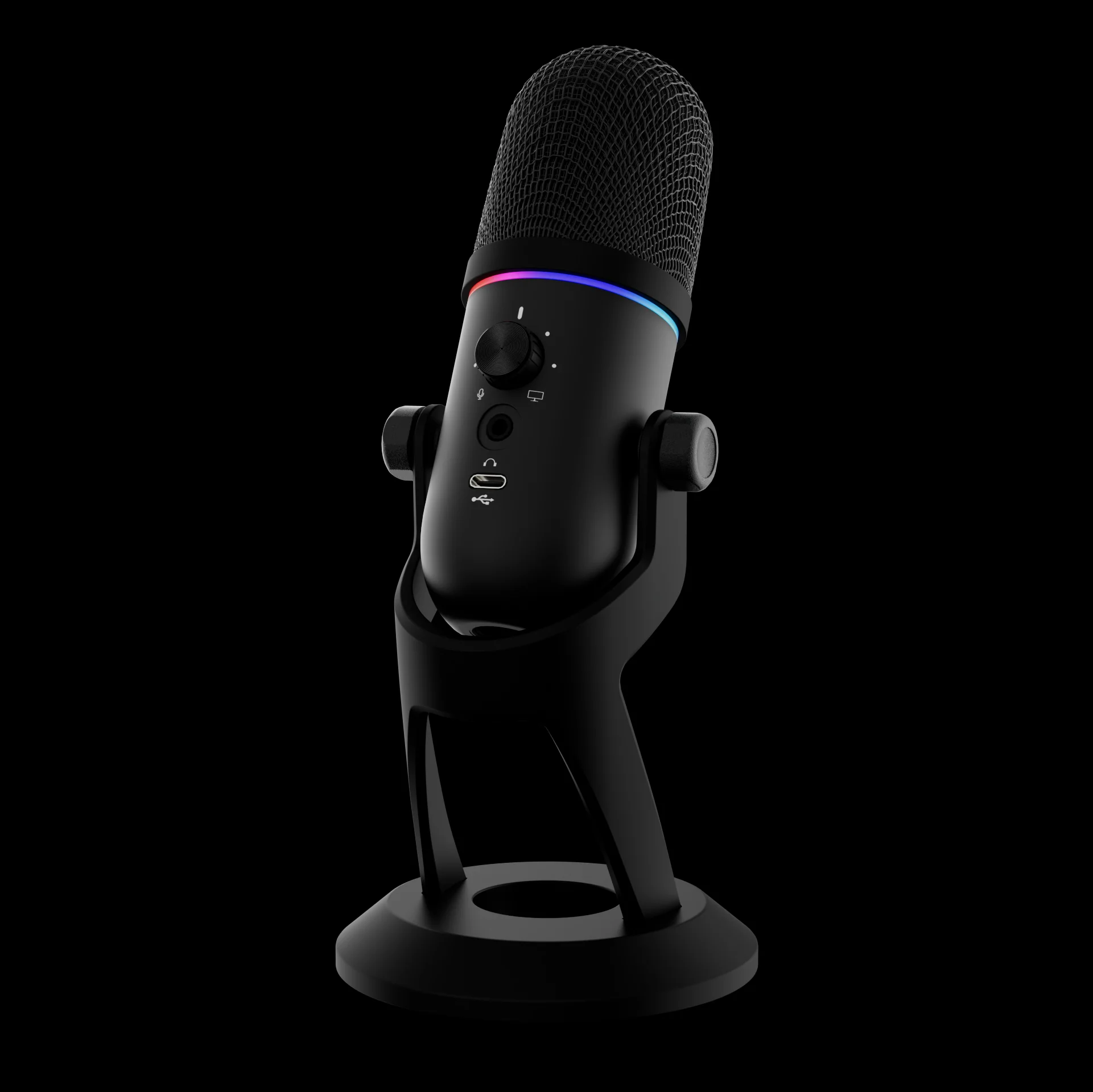 GAMDIAS PHEME M1 GAMING MICROPHONE - Noise Cancellation Built-in Foldable & Adjustable Stand - Image 2