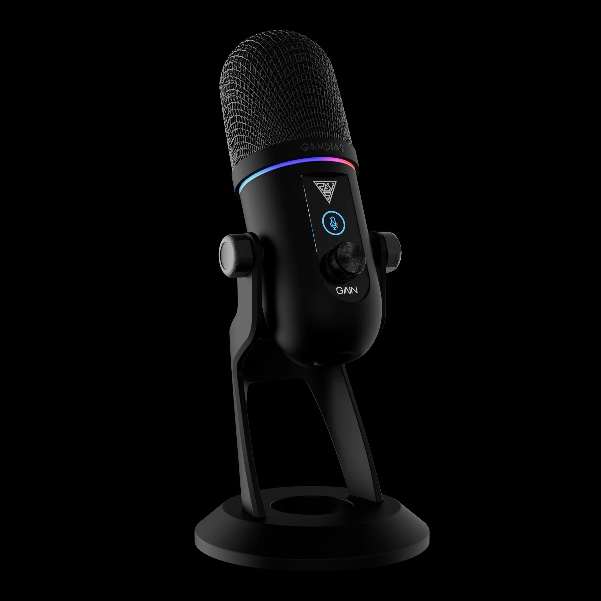 GAMDIAS PHEME M1 GAMING MICROPHONE - Noise Cancellation Built-in Foldable & Adjustable Stand - Image 3