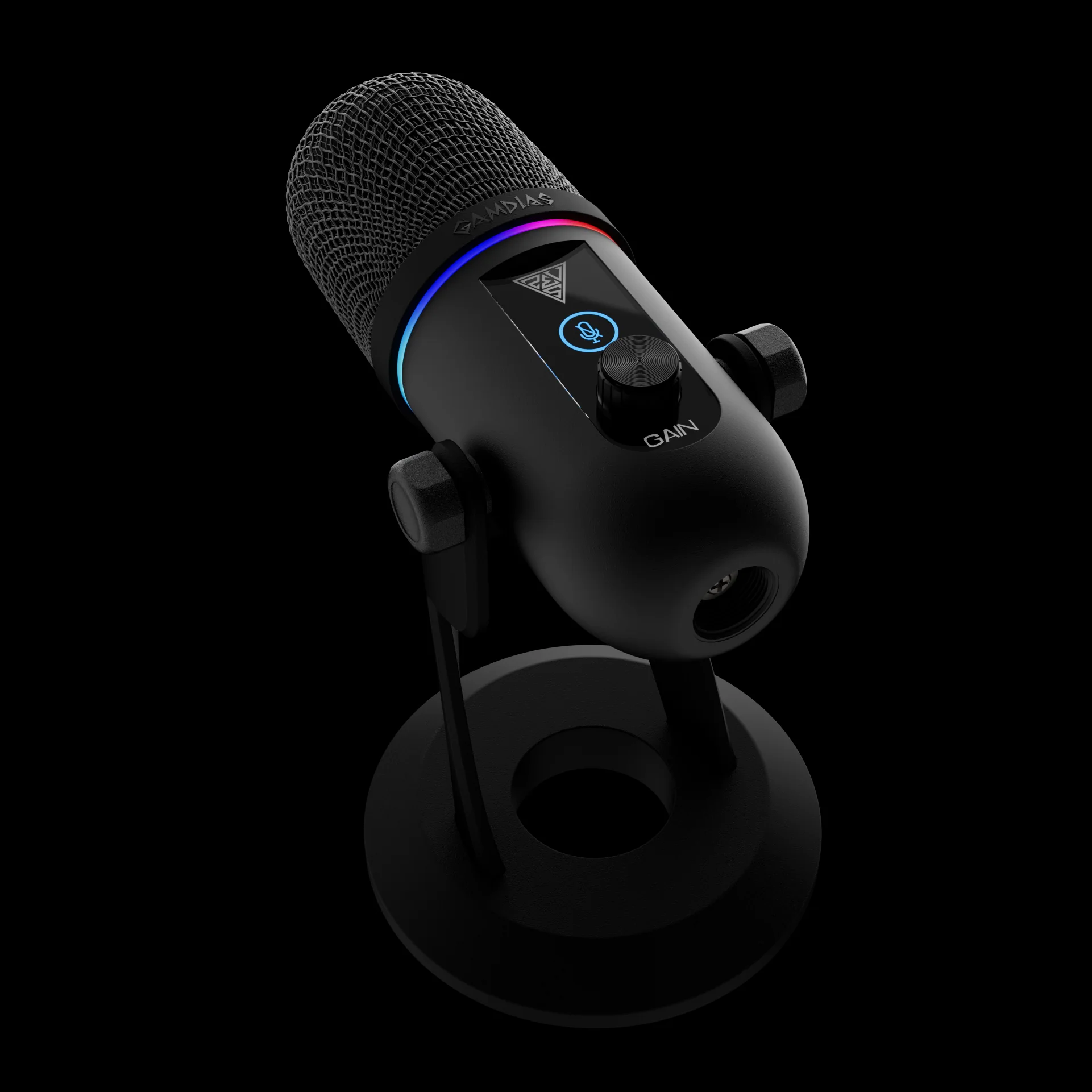 GAMDIAS PHEME M1 GAMING MICROPHONE - Noise Cancellation Built-in Foldable & Adjustable Stand - Image 6