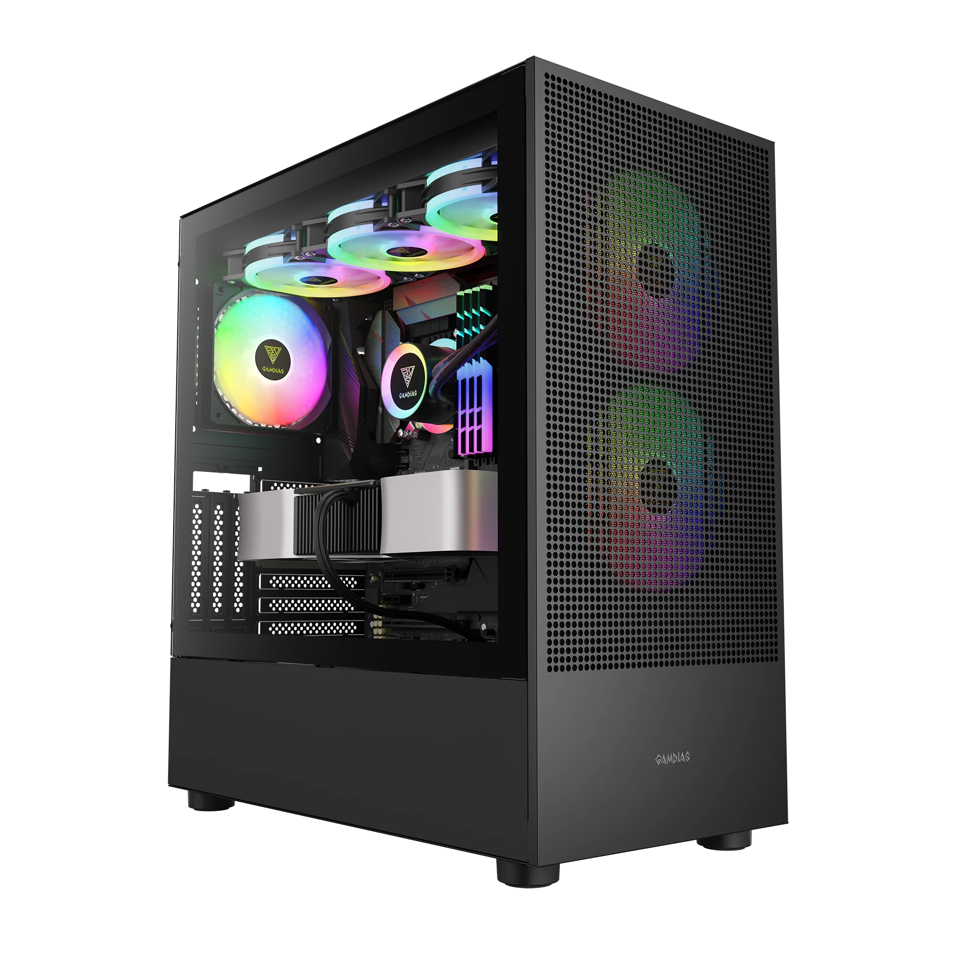 GAMDIAS TALOS M3 Mesh ARGB Mid Tower Gaming ARGB - Black