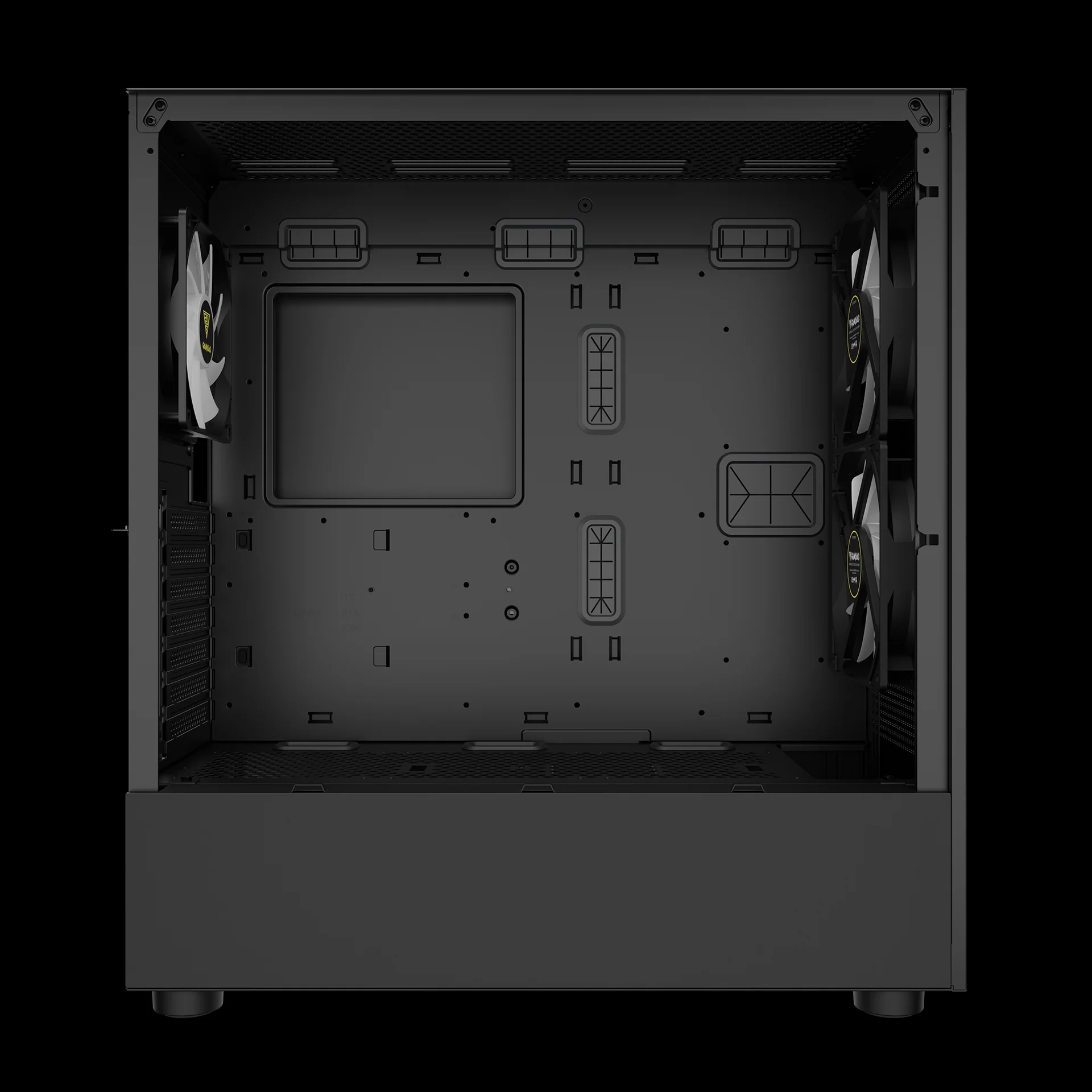 GAMDIAS TALOS M3 Mesh ARGB Mid Tower Gaming ARGB - Black - Image 3