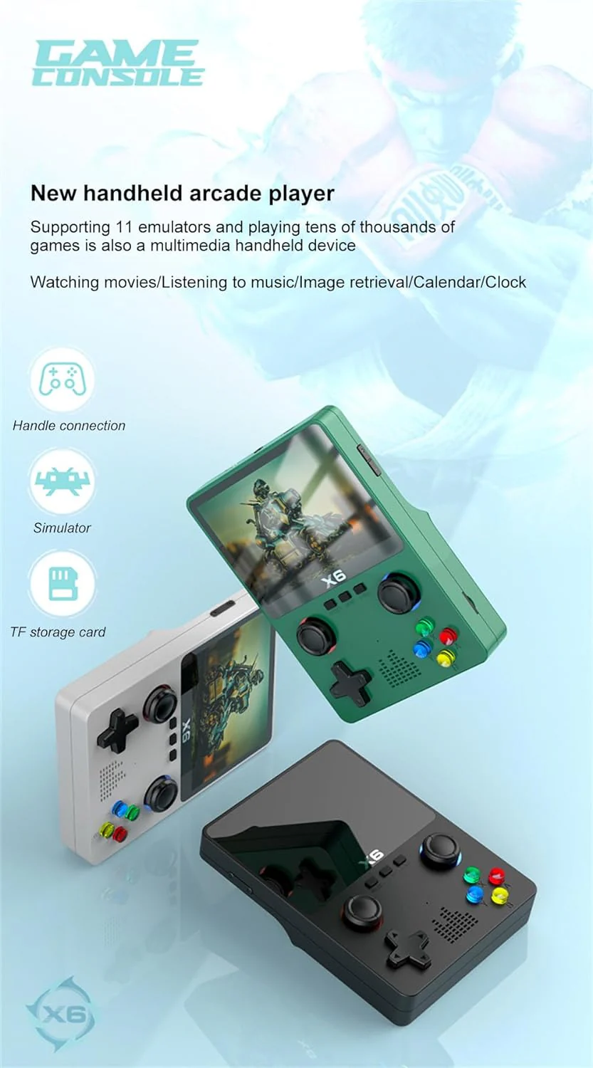 Retro Console X6 Model  Resoltion 640*480 Portable - Image 2