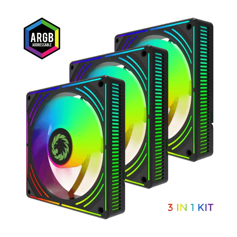 GameMax 3 in 1 KIT RA300 - Black