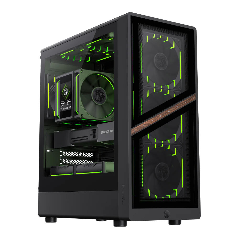 GAMEMAX AERIS 330 GB (BLACK) MATX GAMING CASE