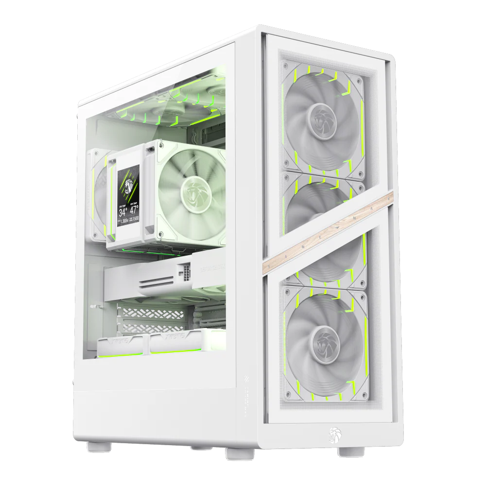 GAMEMAX AERIS 330 GW (WHITE) MATX GAMING CASE